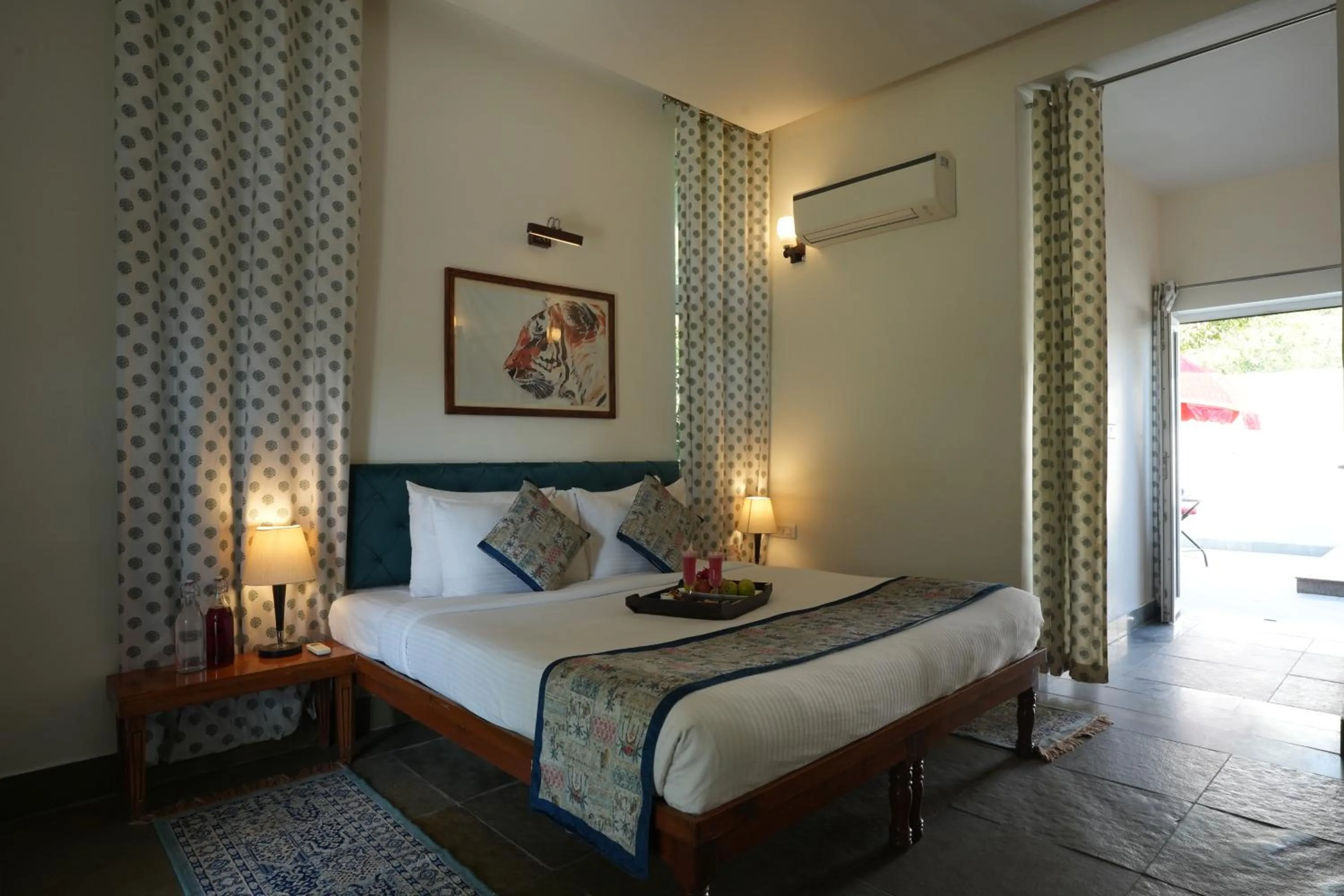 Bedroom, Bed in Astroport Sariska Treetop by Eight Continents