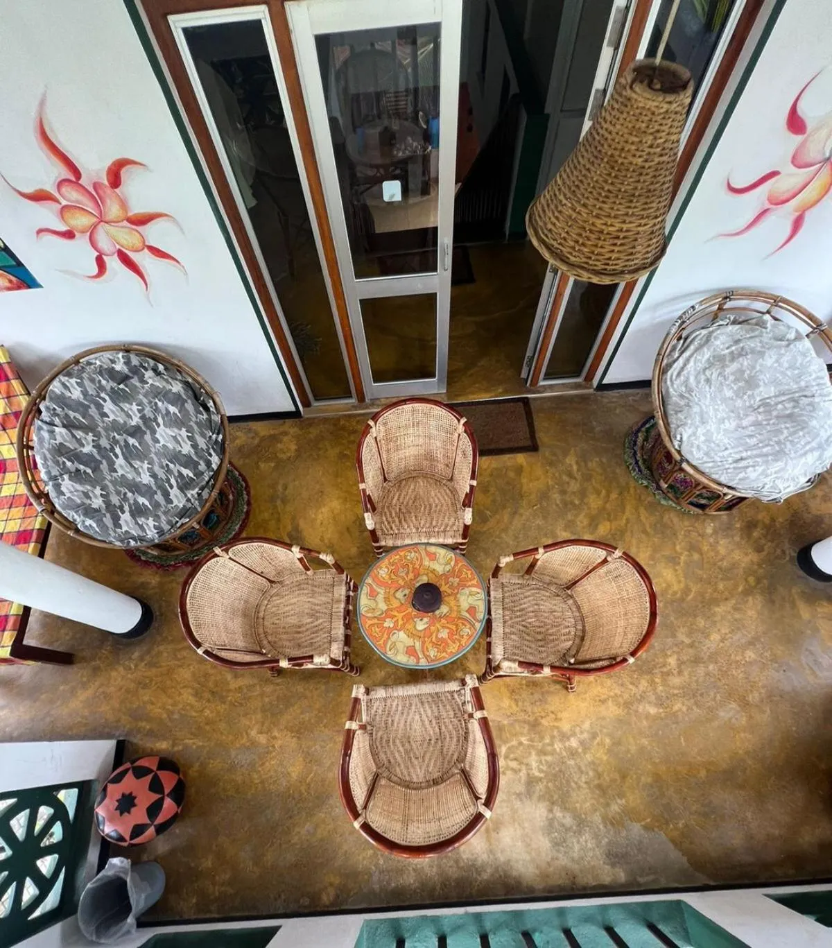 Seating area in Frangipani Beach Villa