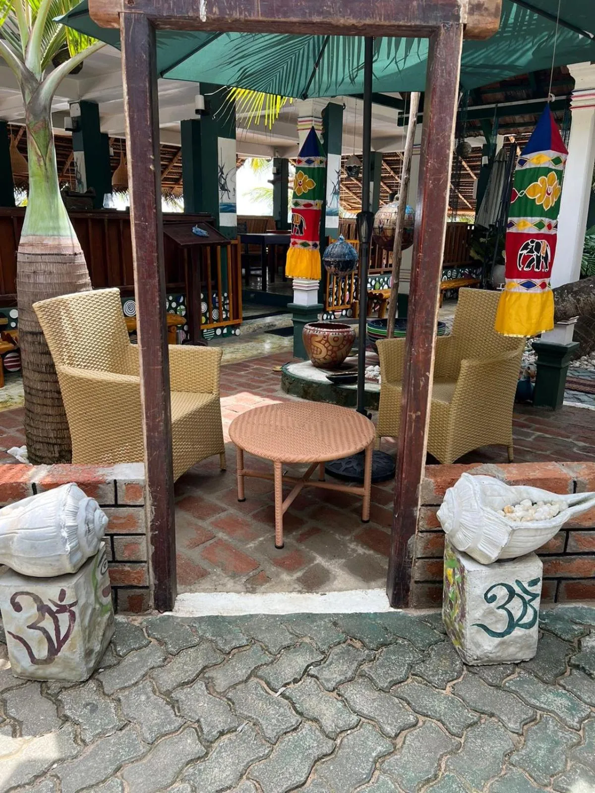 Seating area in Frangipani Beach Villa