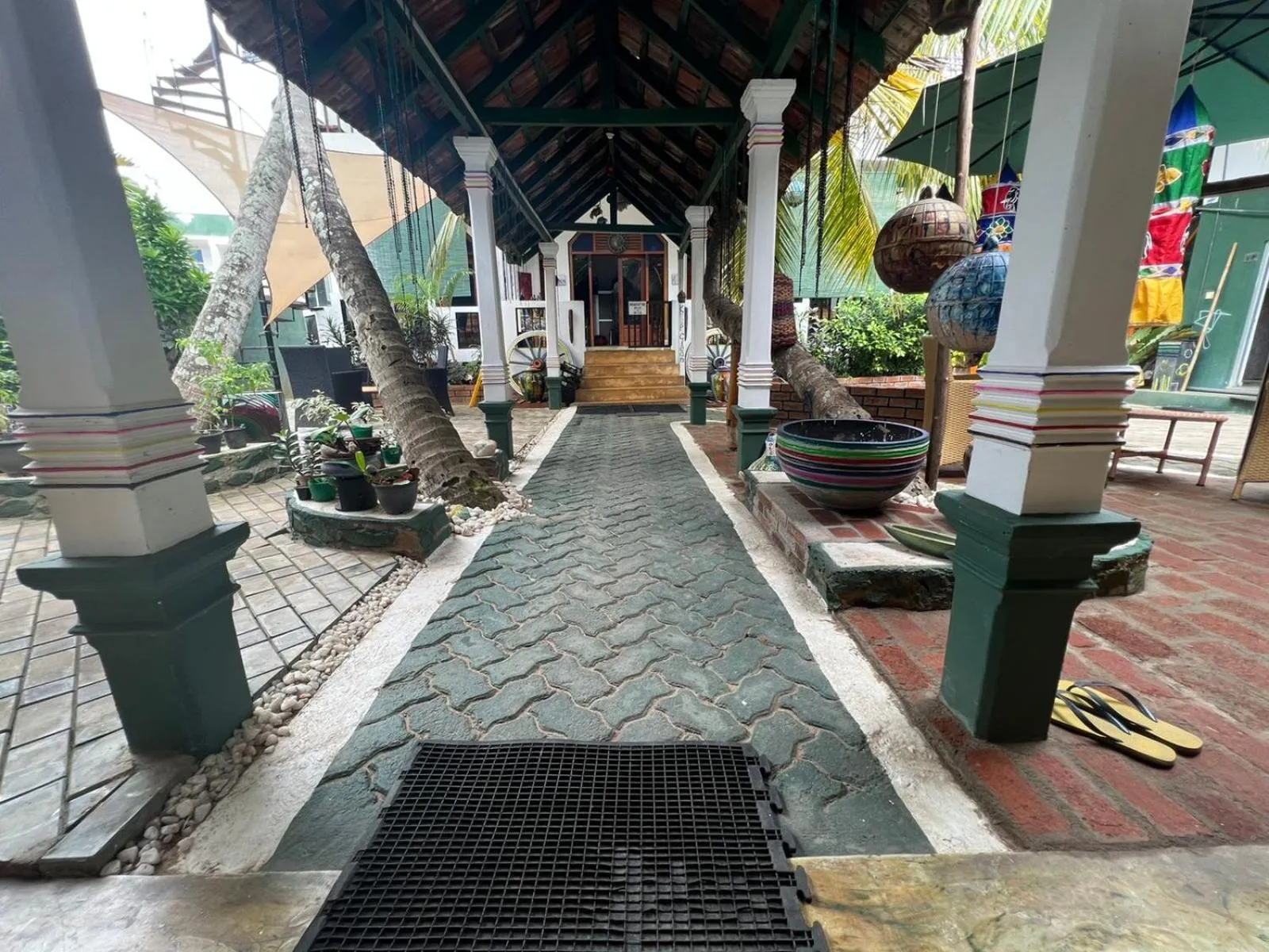 Facade/entrance in Frangipani Beach Villa