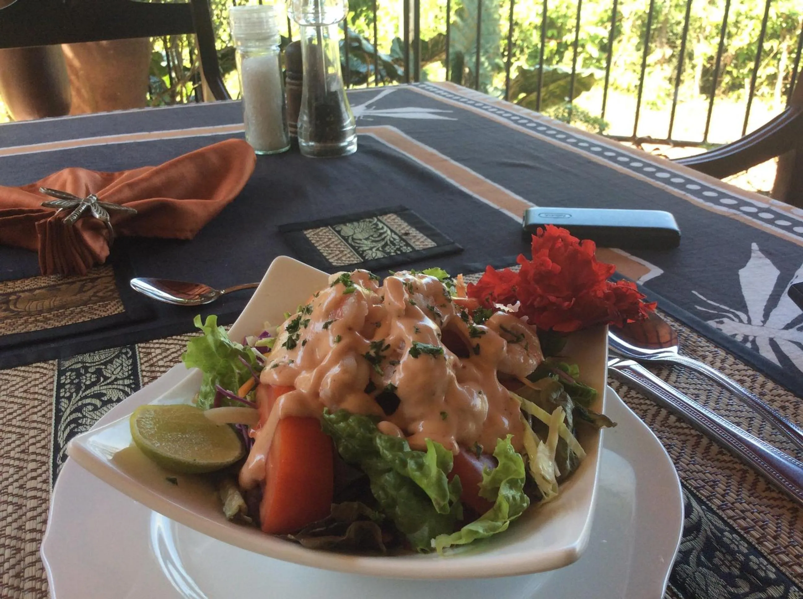 Food in Asian Jewel Boutique Hotel