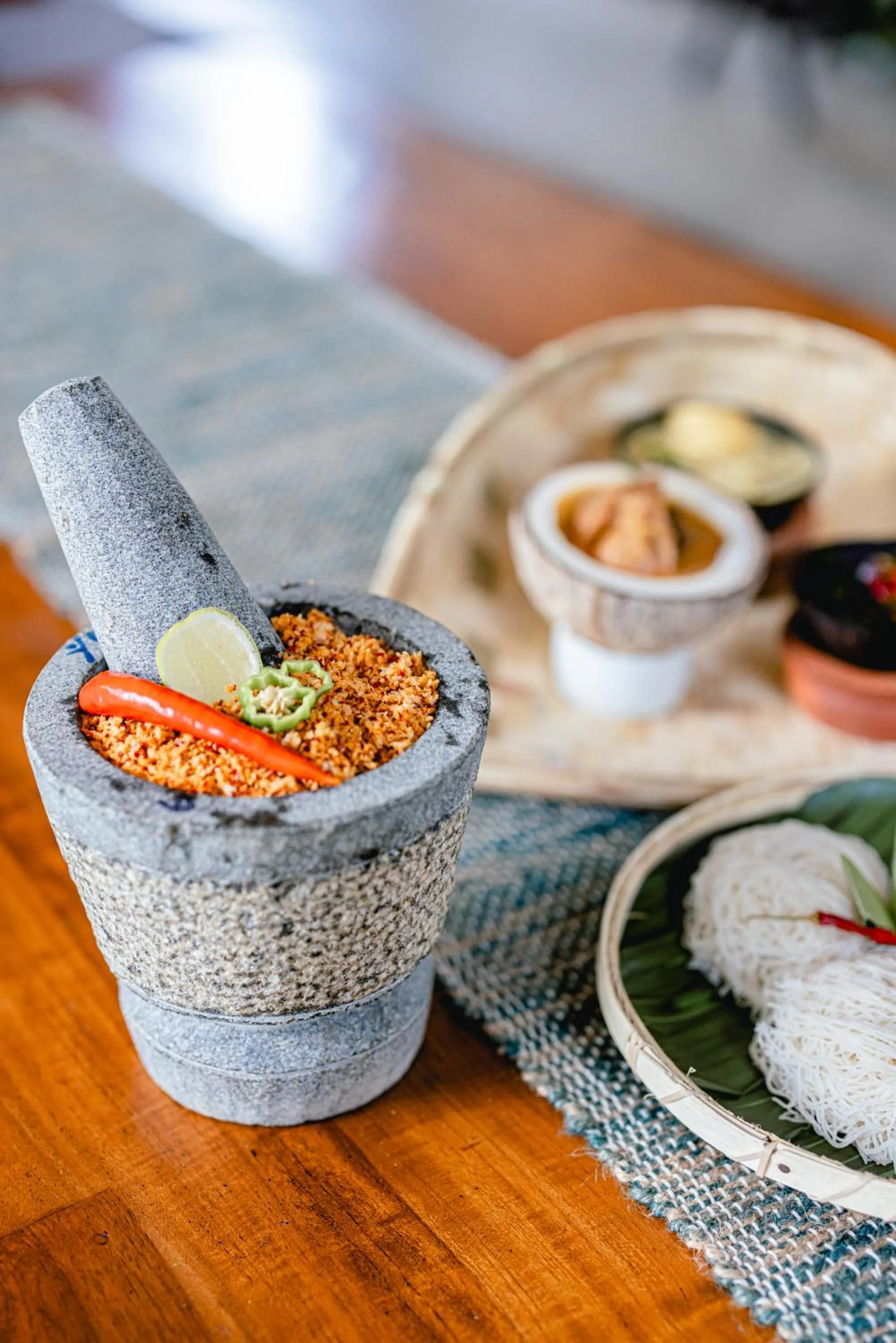 Food close-up in Villa Hundira