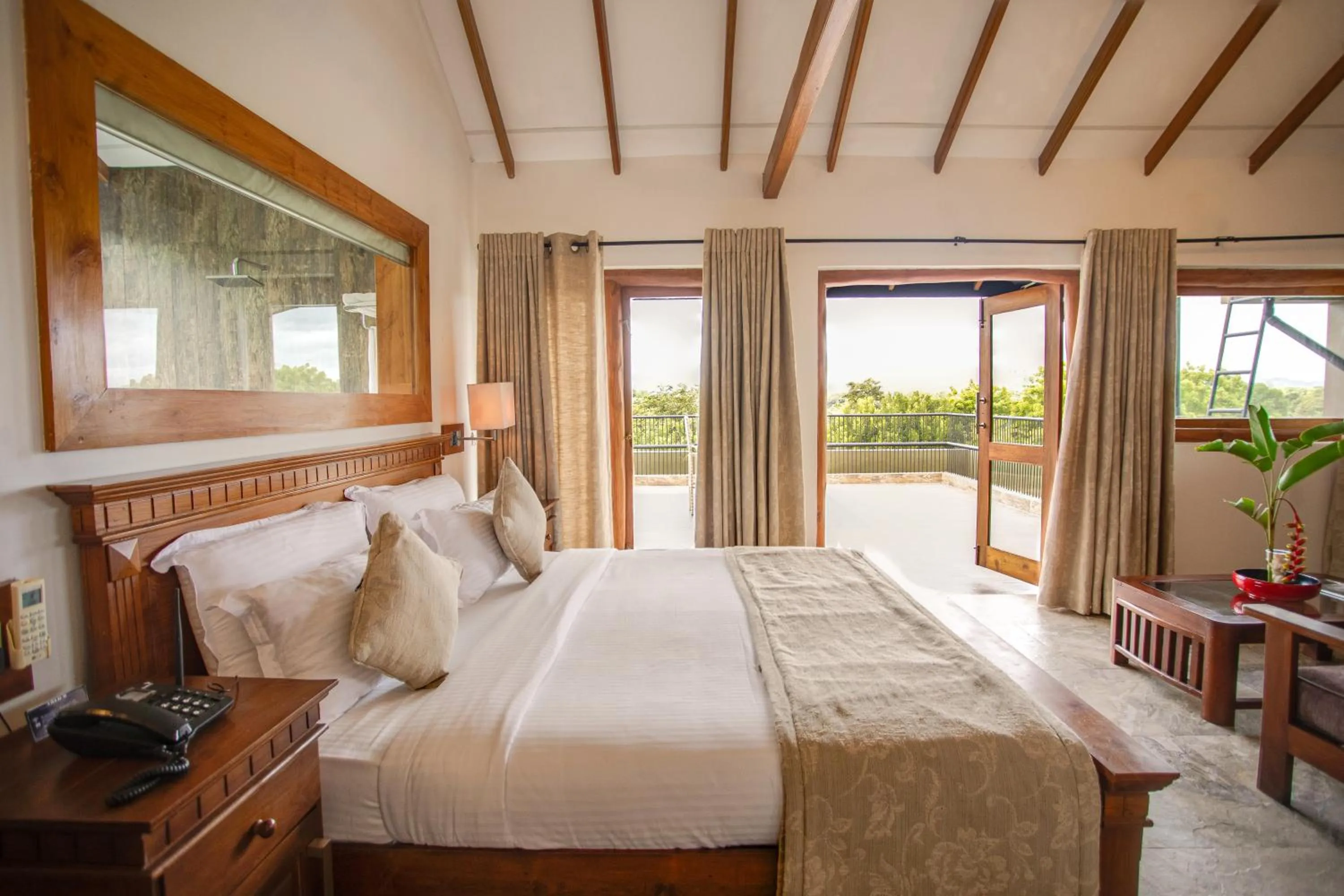 Bed in Kalu's Hideaway Udawalawe