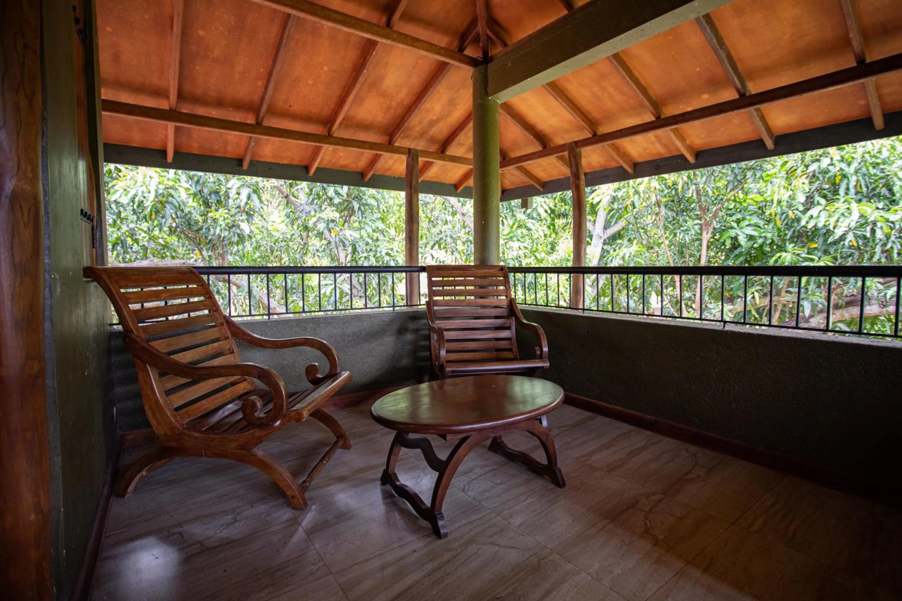 Balcony/Terrace in Kalu's Hideaway Udawalawe