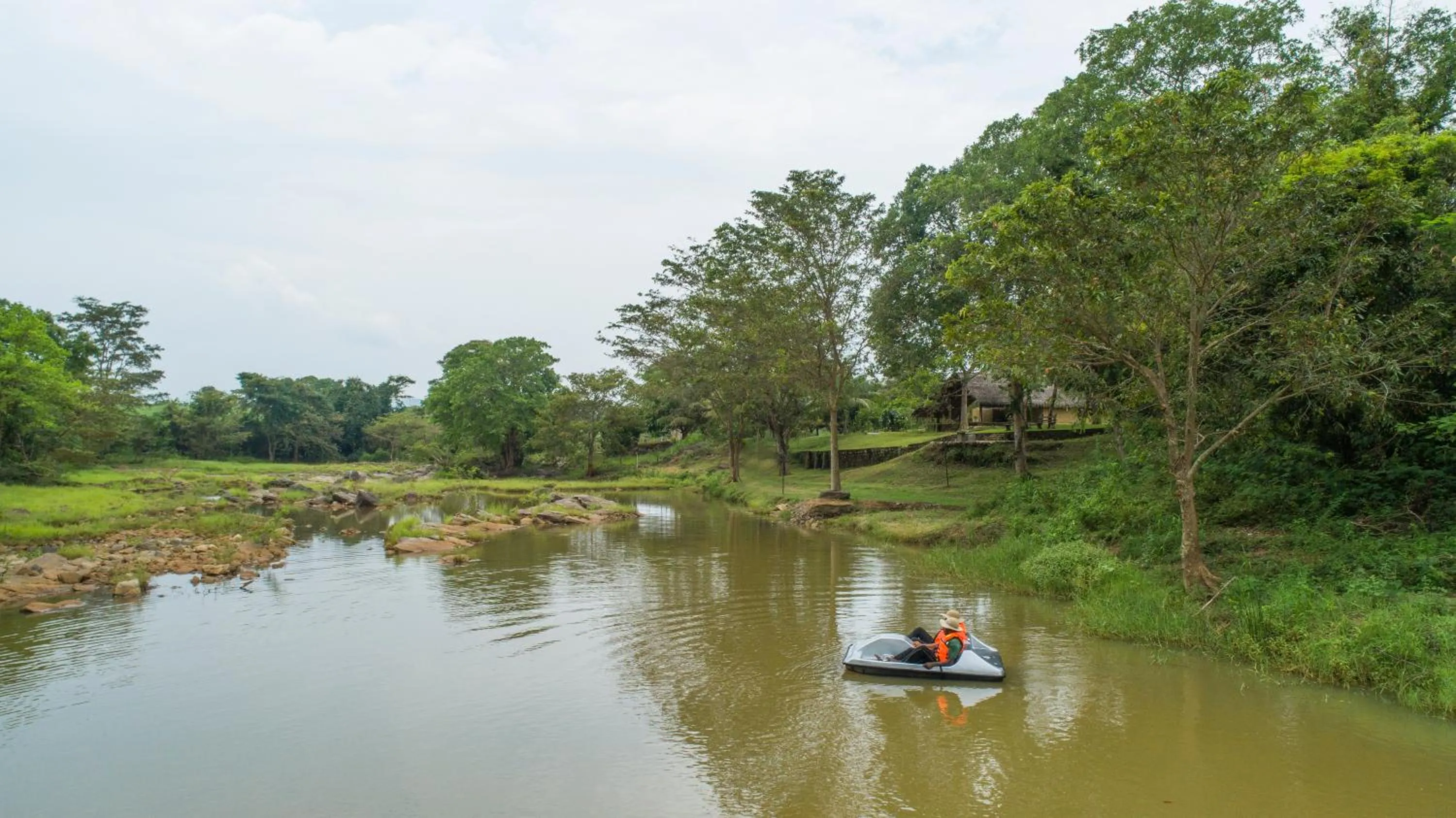 Natural landscape in Kalu's Hideaway Udawalawe