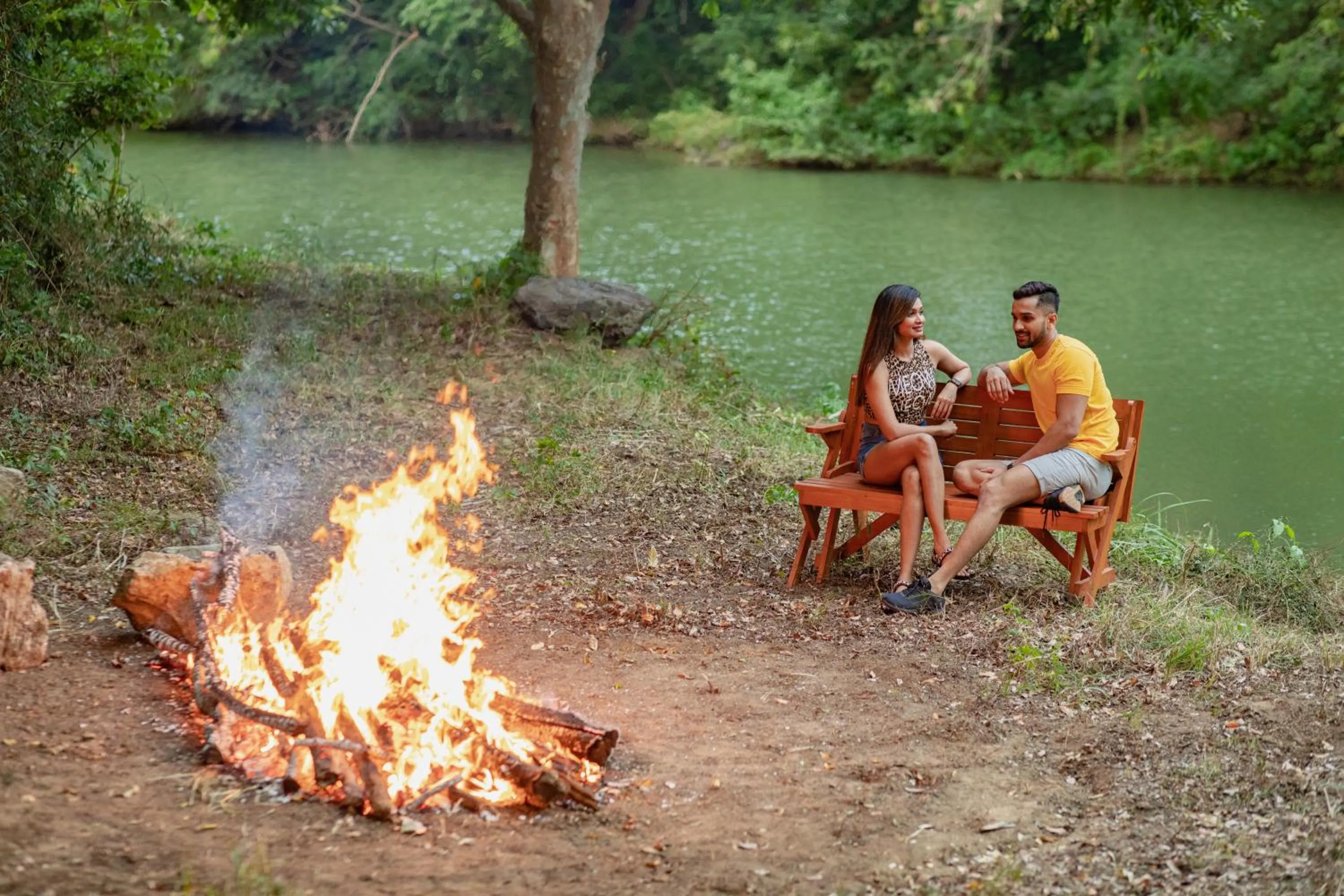 People in Kalu's Hideaway Udawalawe