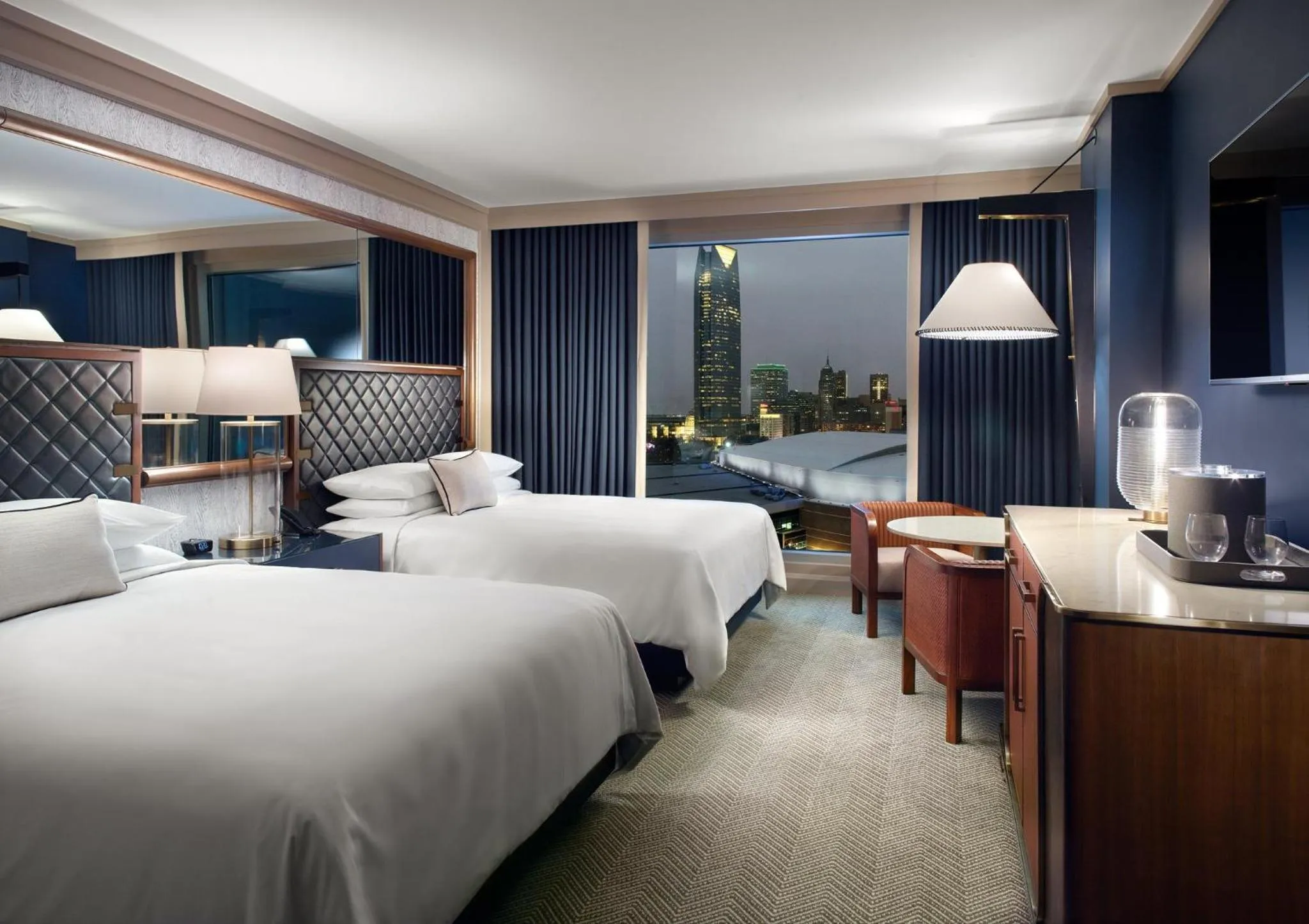 Photo of the whole room, Bed in Omni Oklahoma City Hotel