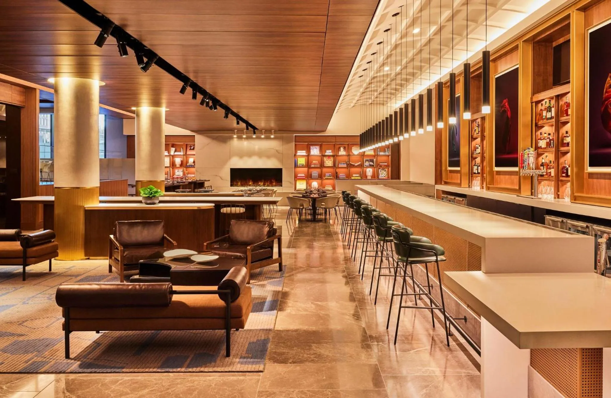 Restaurant/places to eat in Omni Boston Hotel at the Seaport