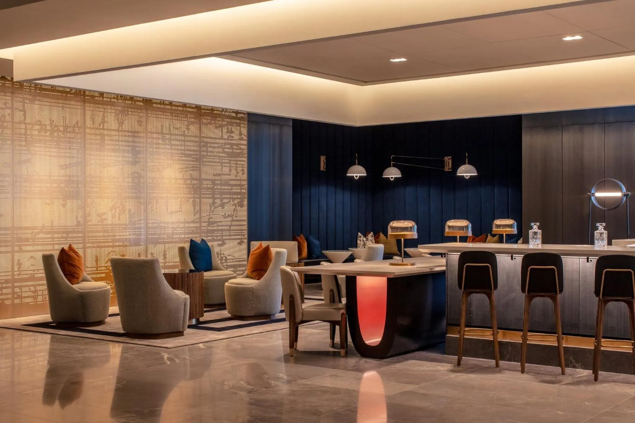 Lobby or reception in Omni Boston Hotel at the Seaport