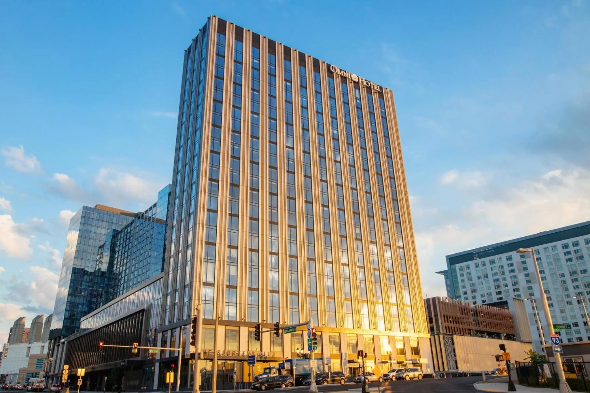 Property building in Omni Boston Hotel at the Seaport
