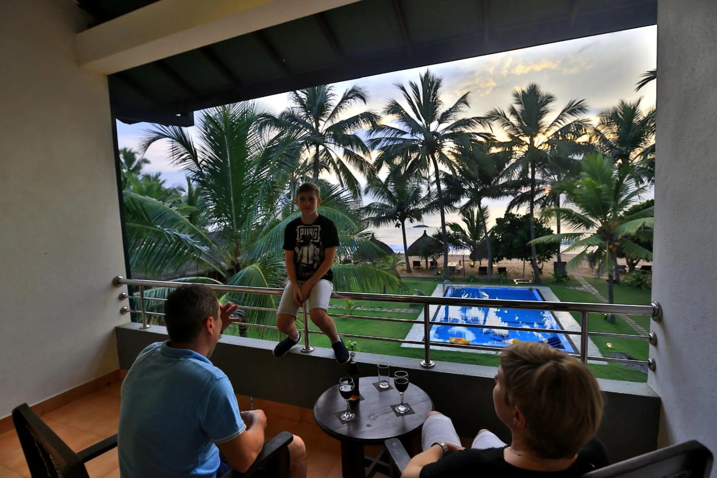 People in Sea Rock Villa