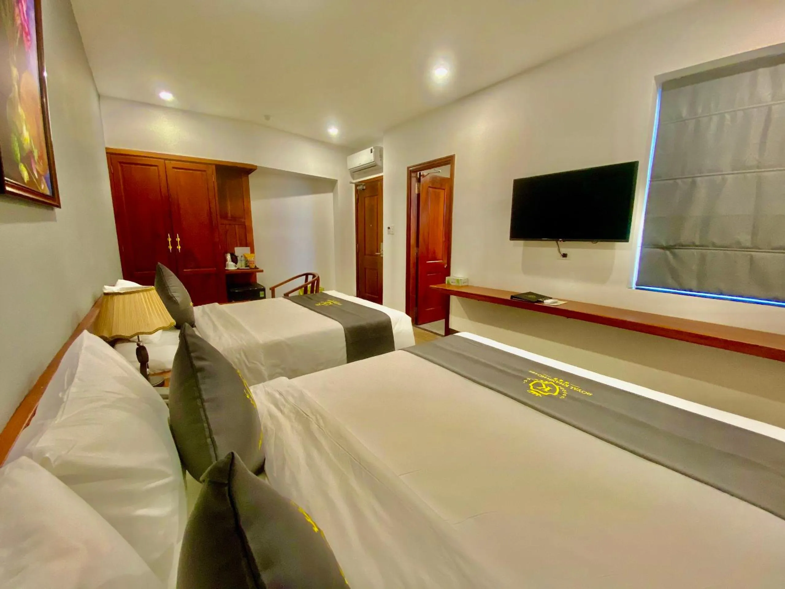 Bed in Royal Khanh Hotel
