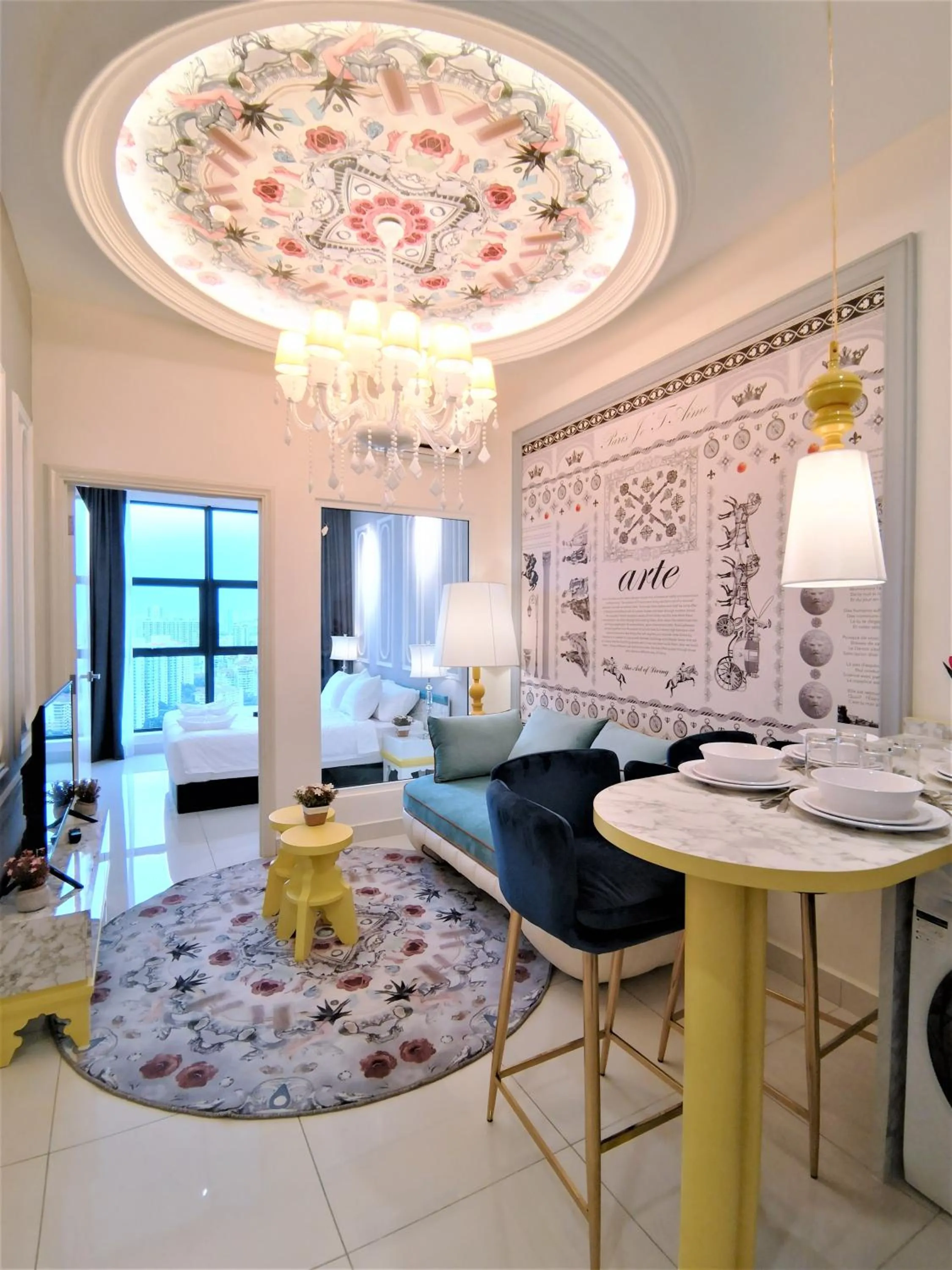 Living room in Zetter Suite Arte Mont Kiara