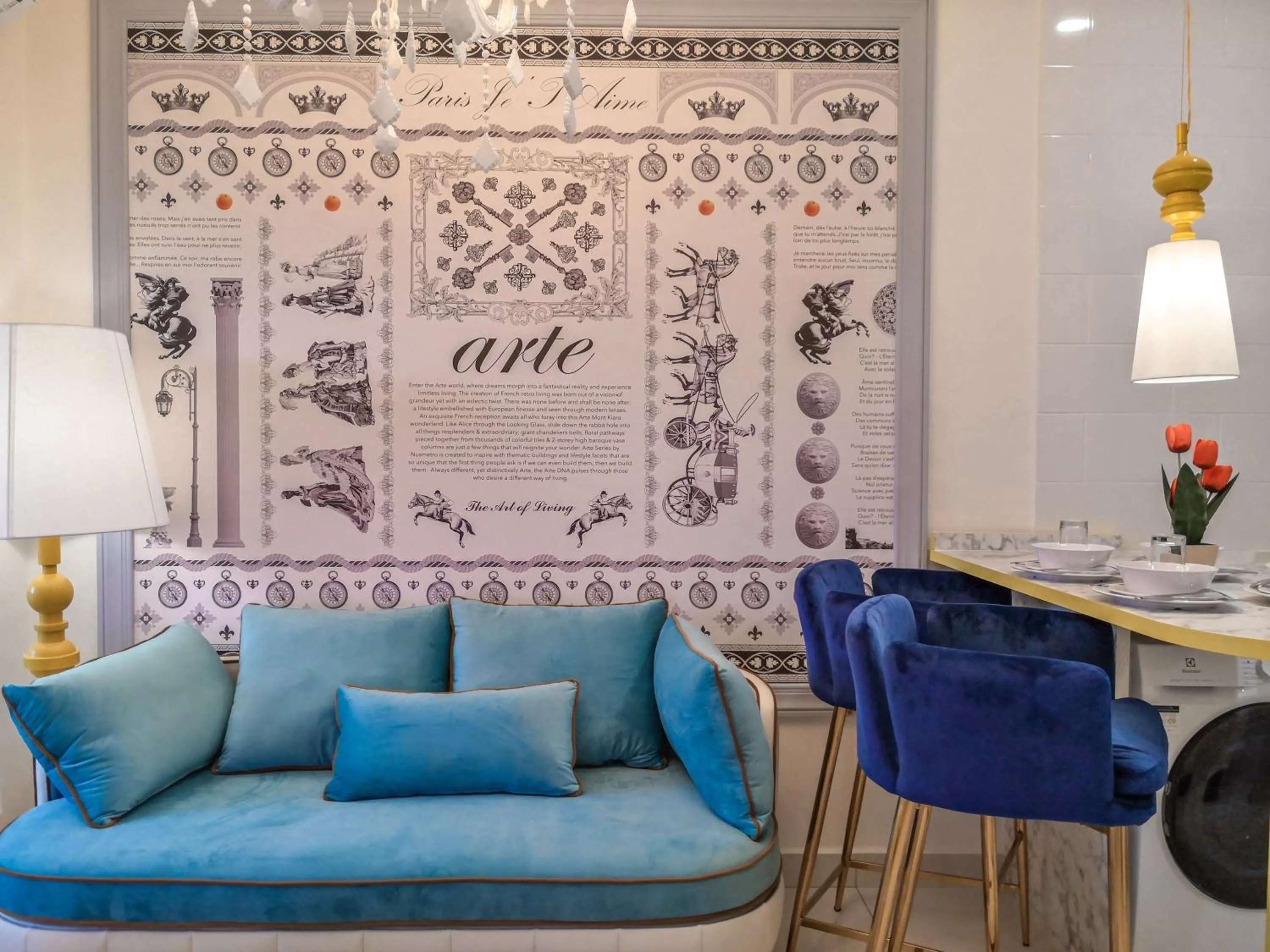 Living room in Zetter Suite Arte Mont Kiara