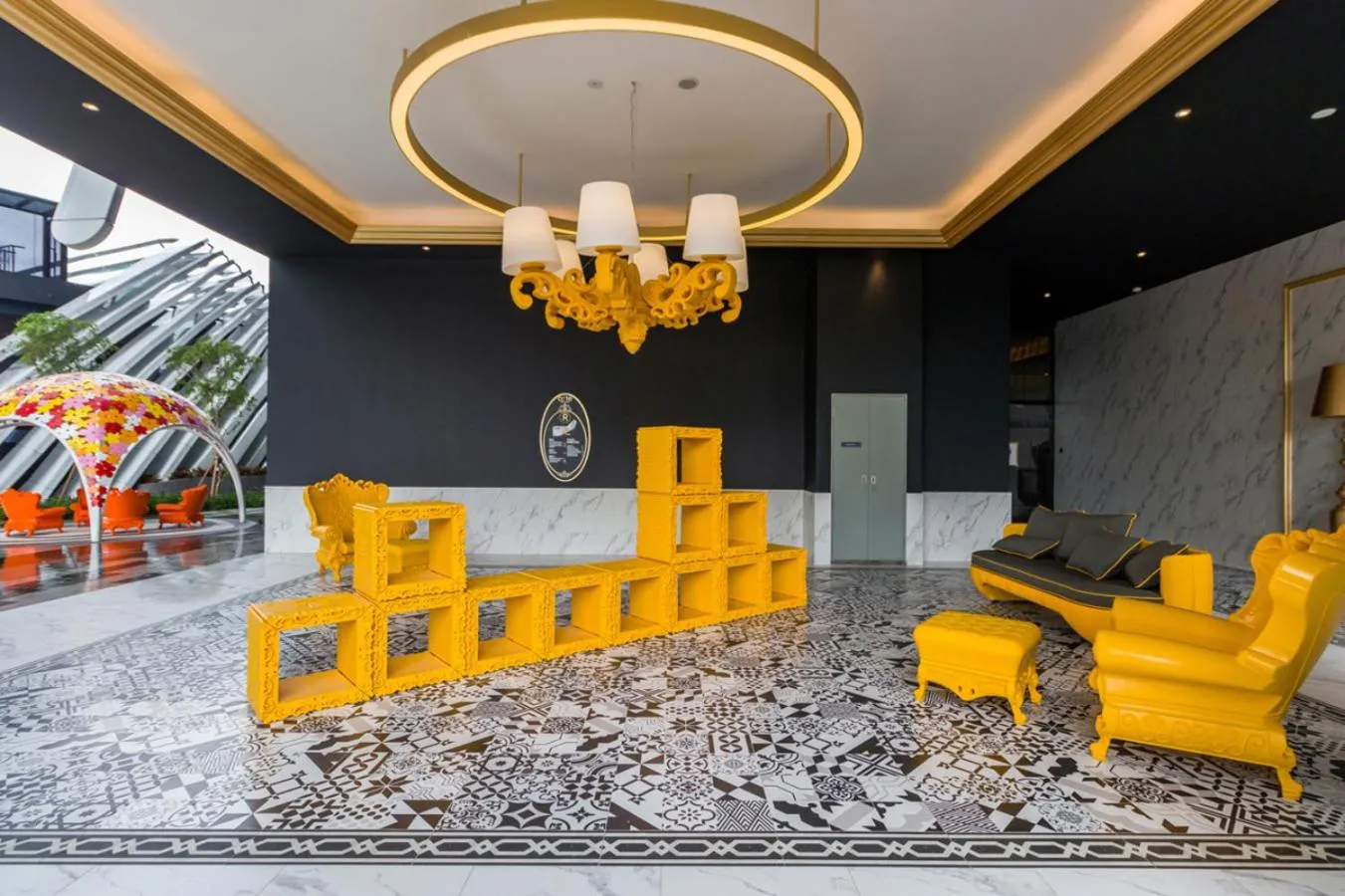 Seating area in Zetter Suite Arte Mont Kiara