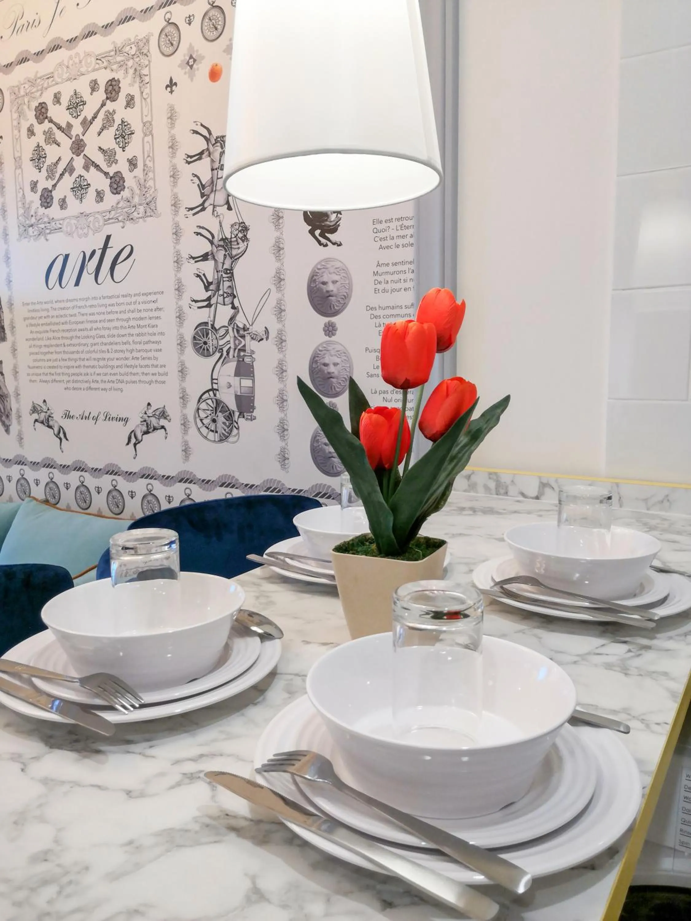 Dining area in Zetter Suite Arte Mont Kiara