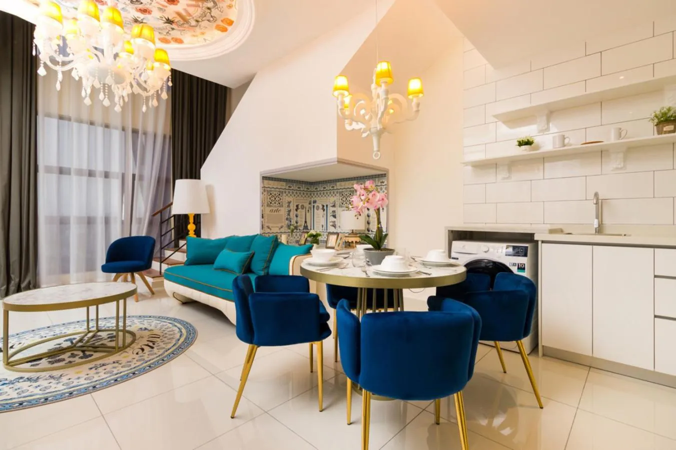 Seating area in Zetter Suite Arte Mont Kiara