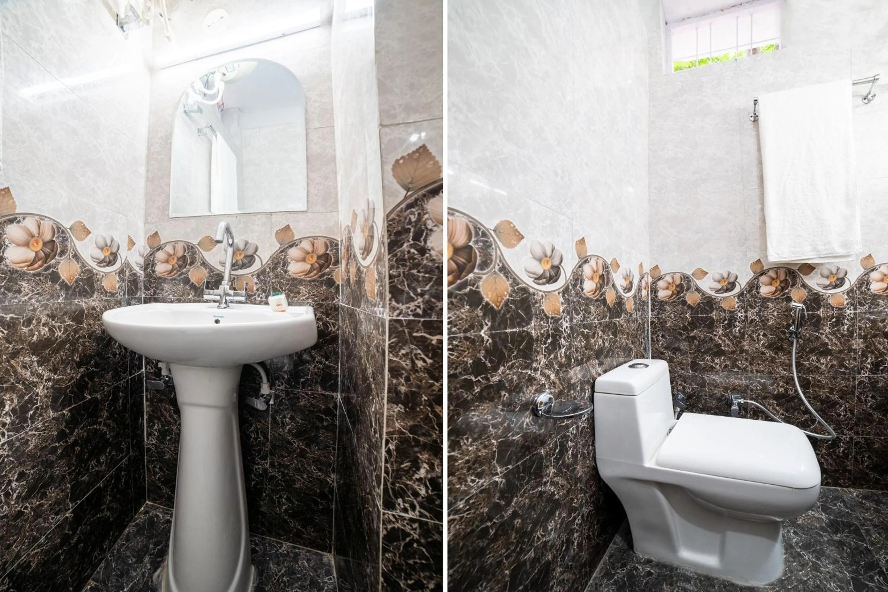 Bathroom in Hotel O Home Gautam Homestay