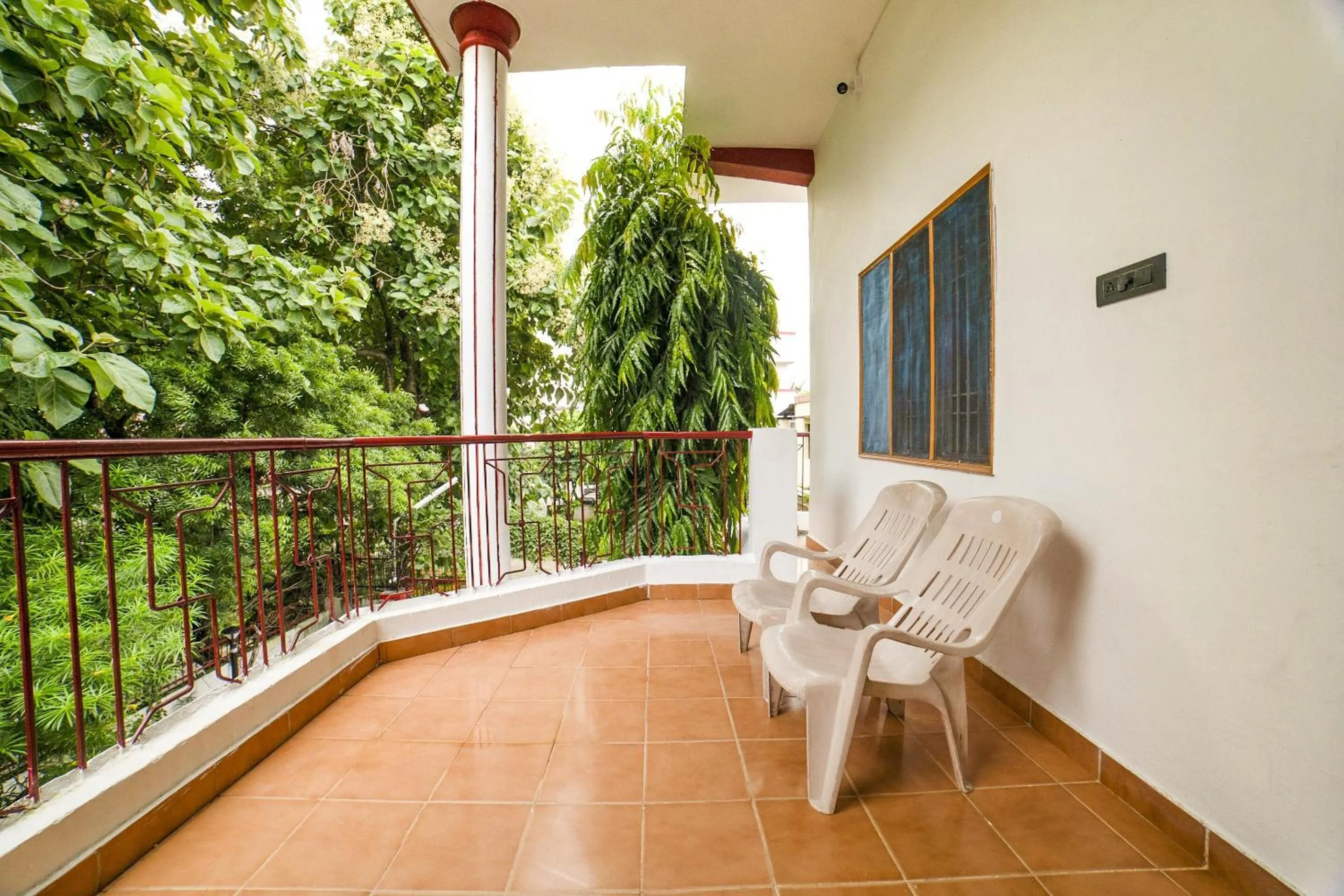 Balcony/Terrace in Hotel O Home Gautam Homestay