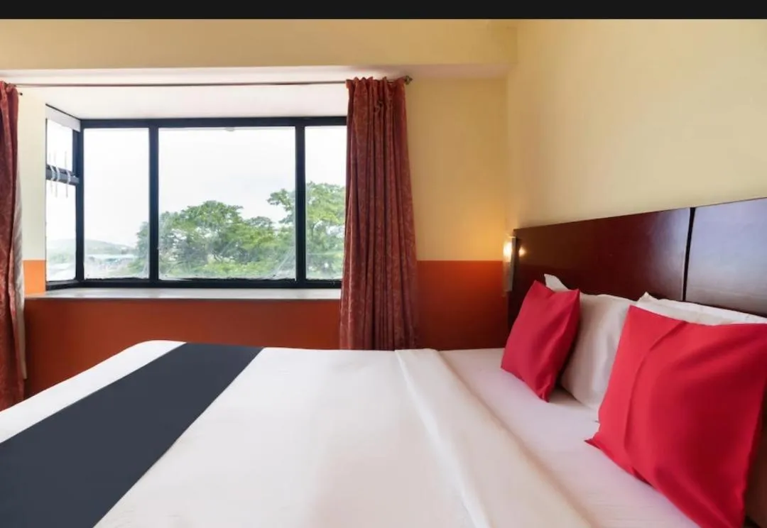 Bed in Hotel Vassi Palaze