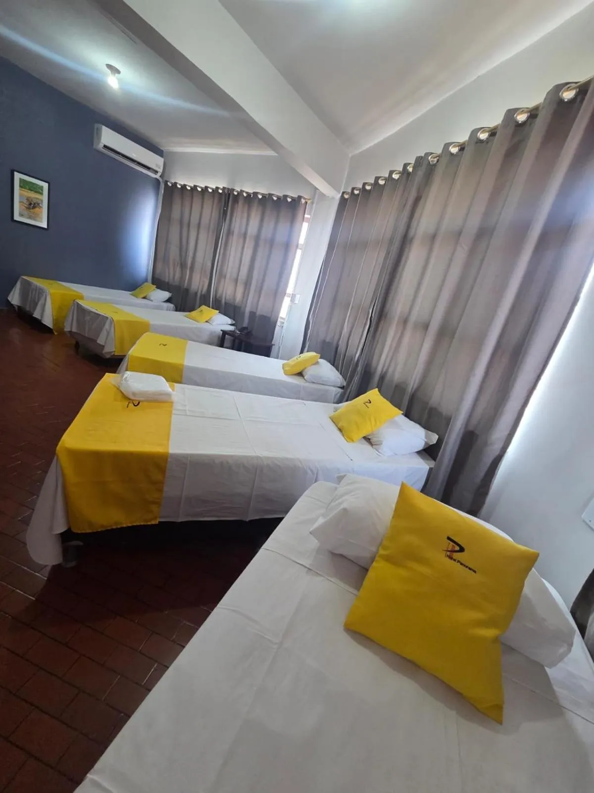 Bed in Hotel Panorama, Cuiabá