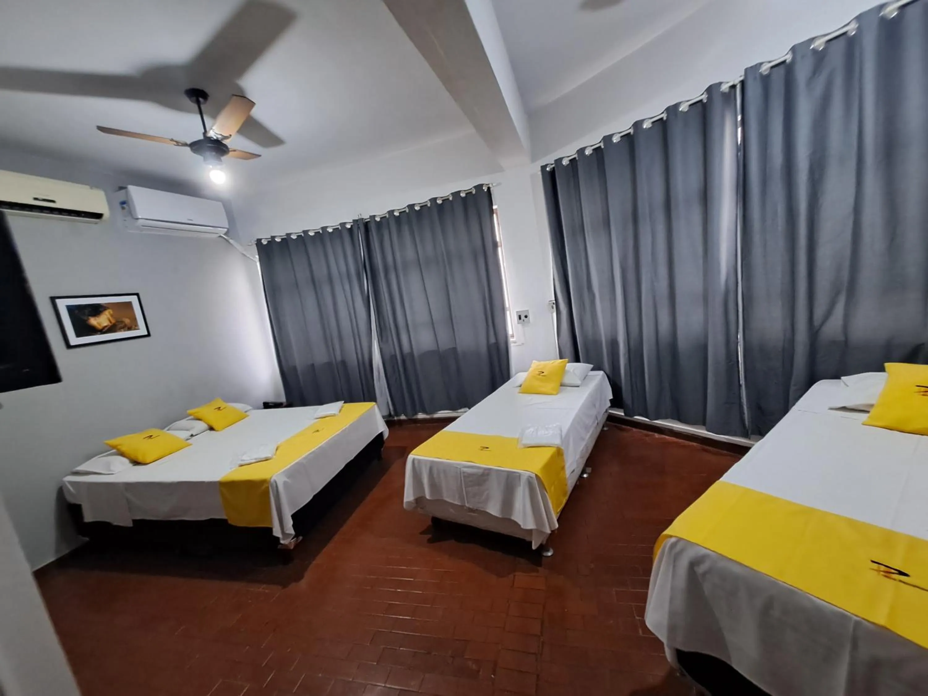 Bed in Hotel Panorama, Cuiabá