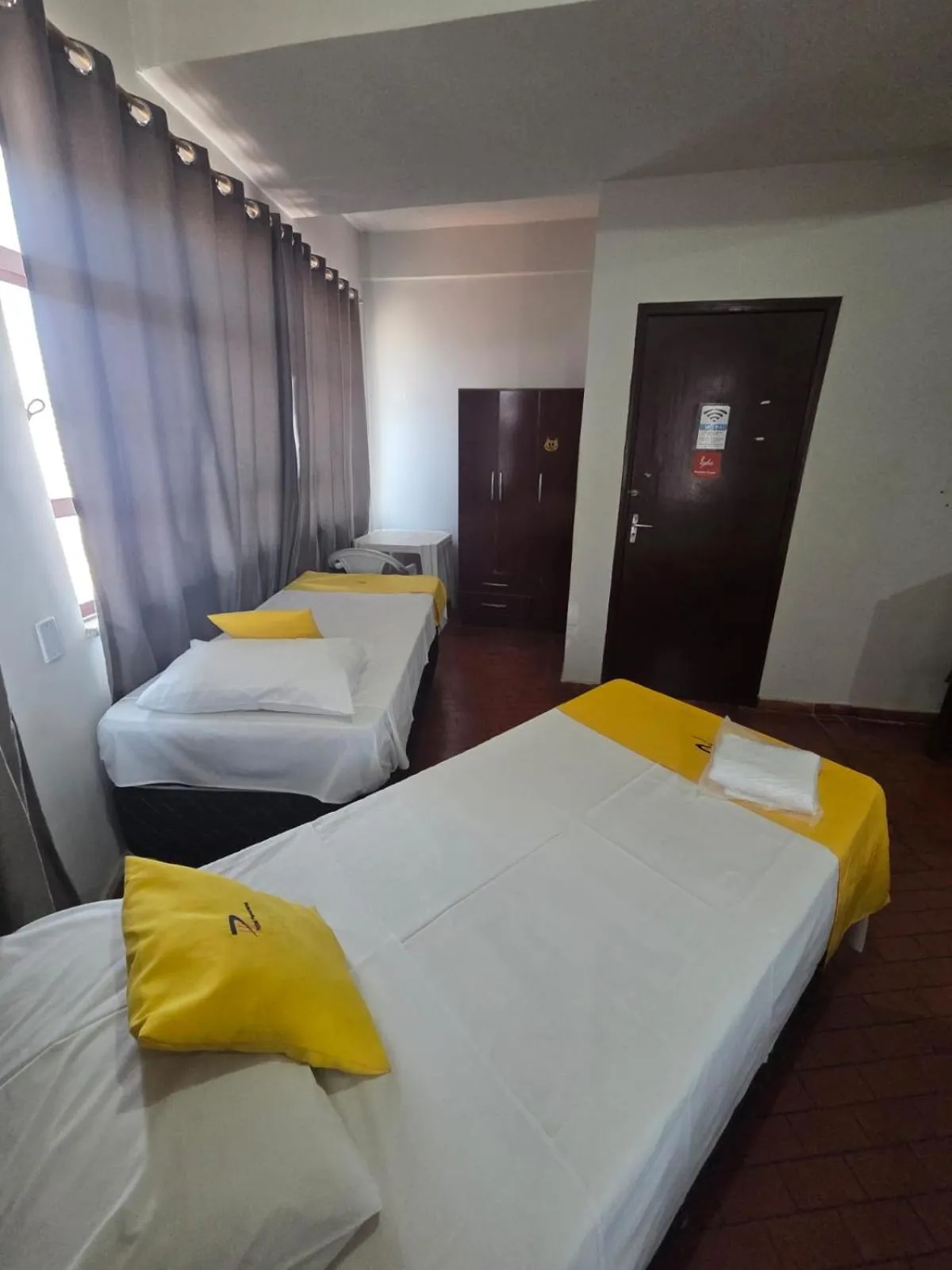 Bed in Hotel Panorama, Cuiabá