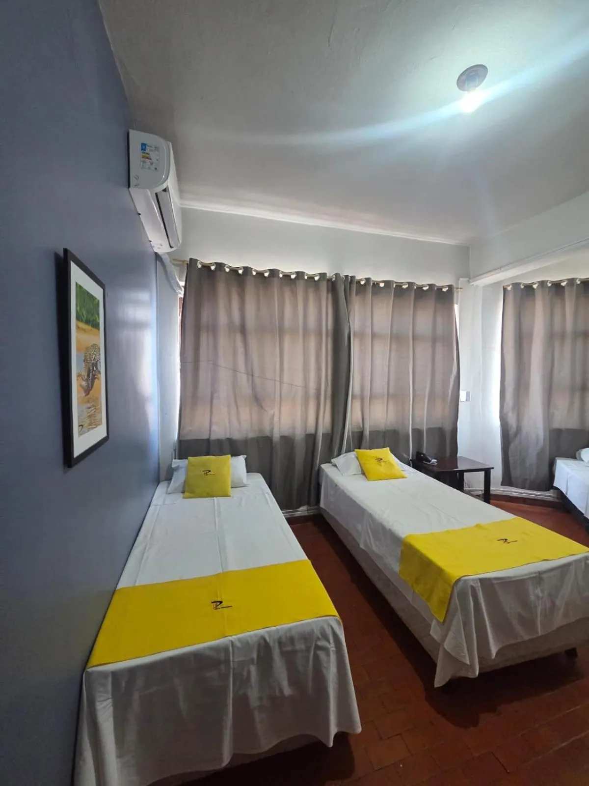 Bed in Hotel Panorama, Cuiabá