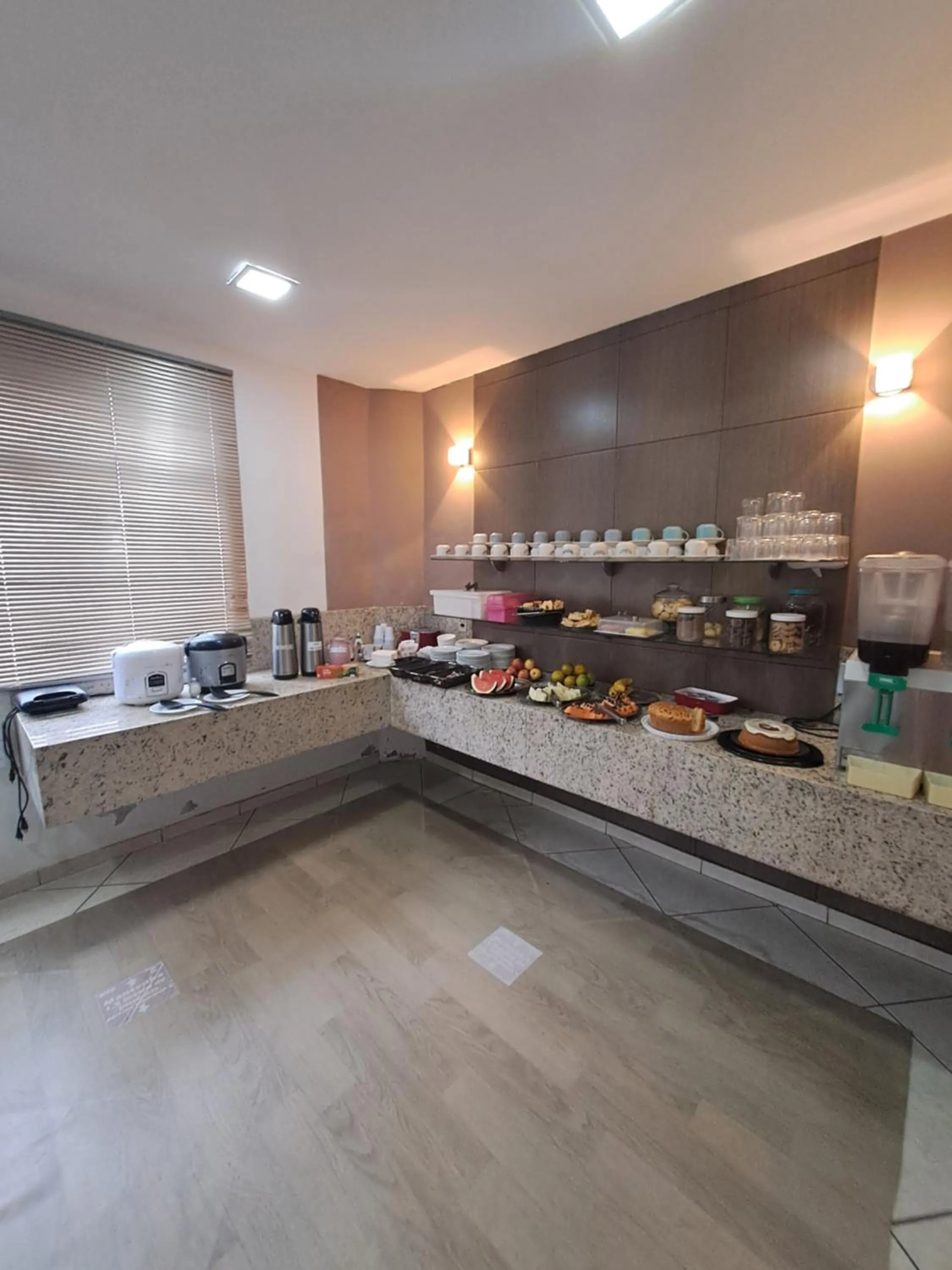 Buffet breakfast in Hotel Panorama, Cuiabá