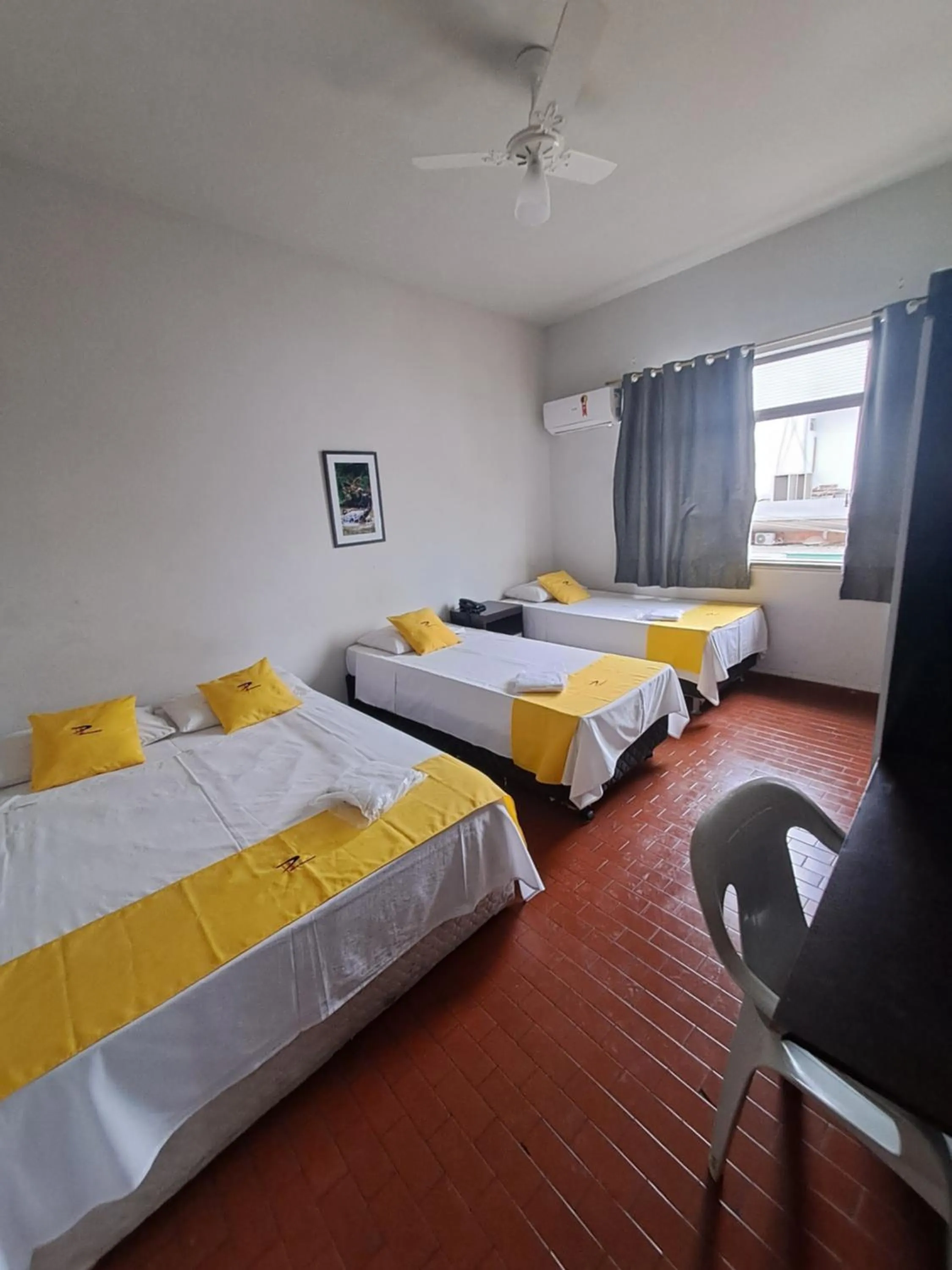 Bed in Hotel Panorama, Cuiabá