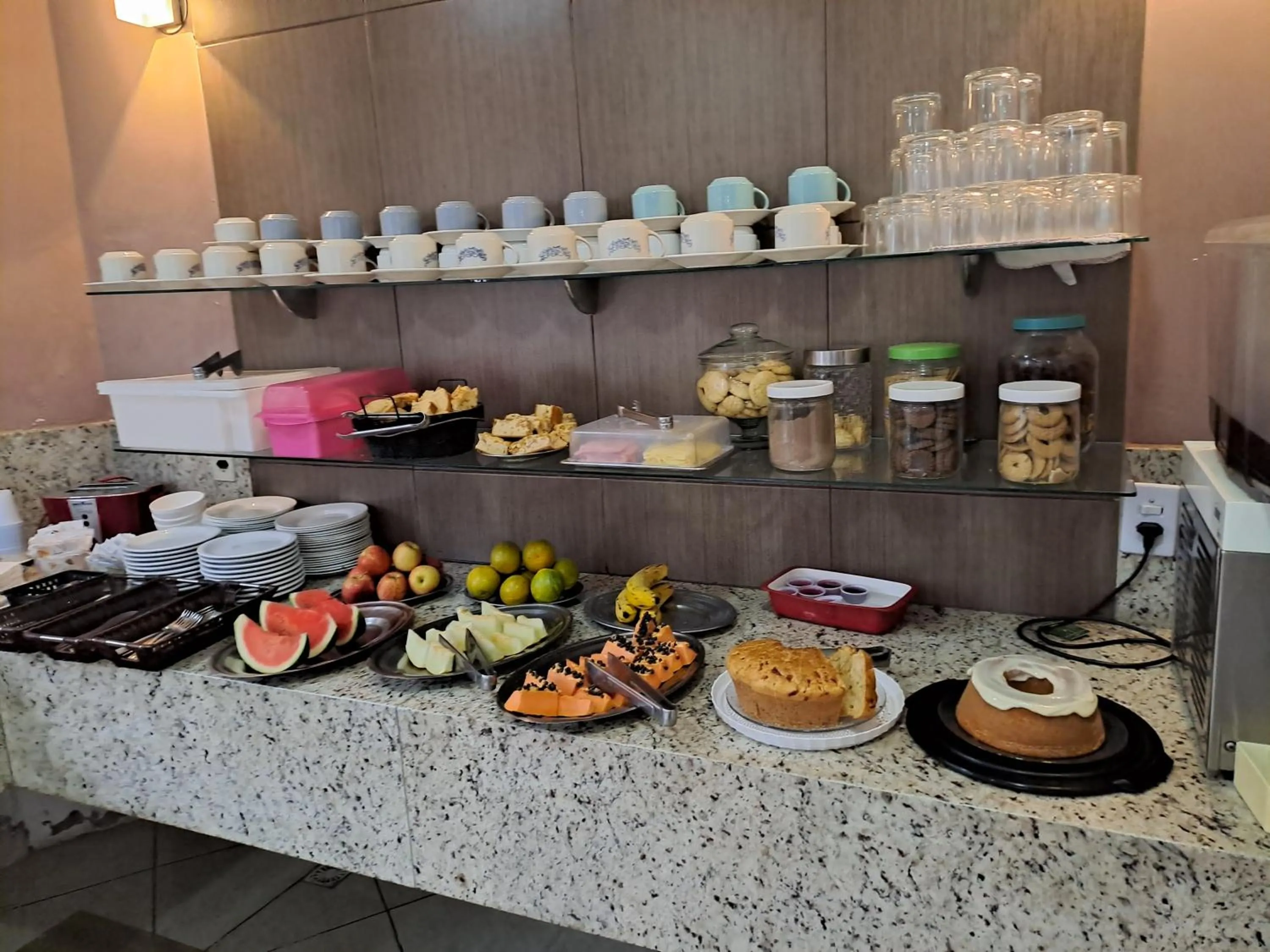 Breakfast in Hotel Panorama, Cuiabá