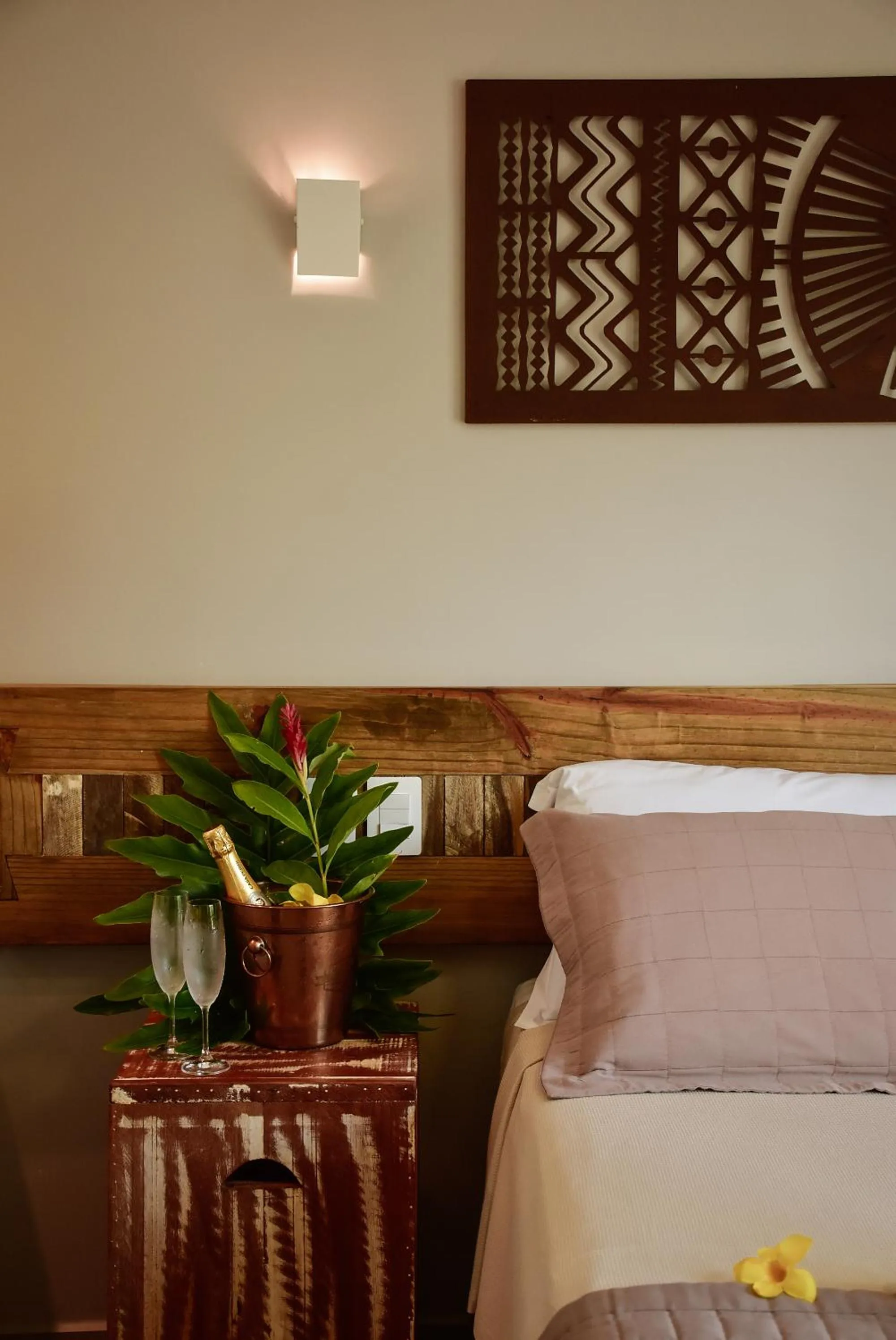 Bed in Pousada Patuá do Morro