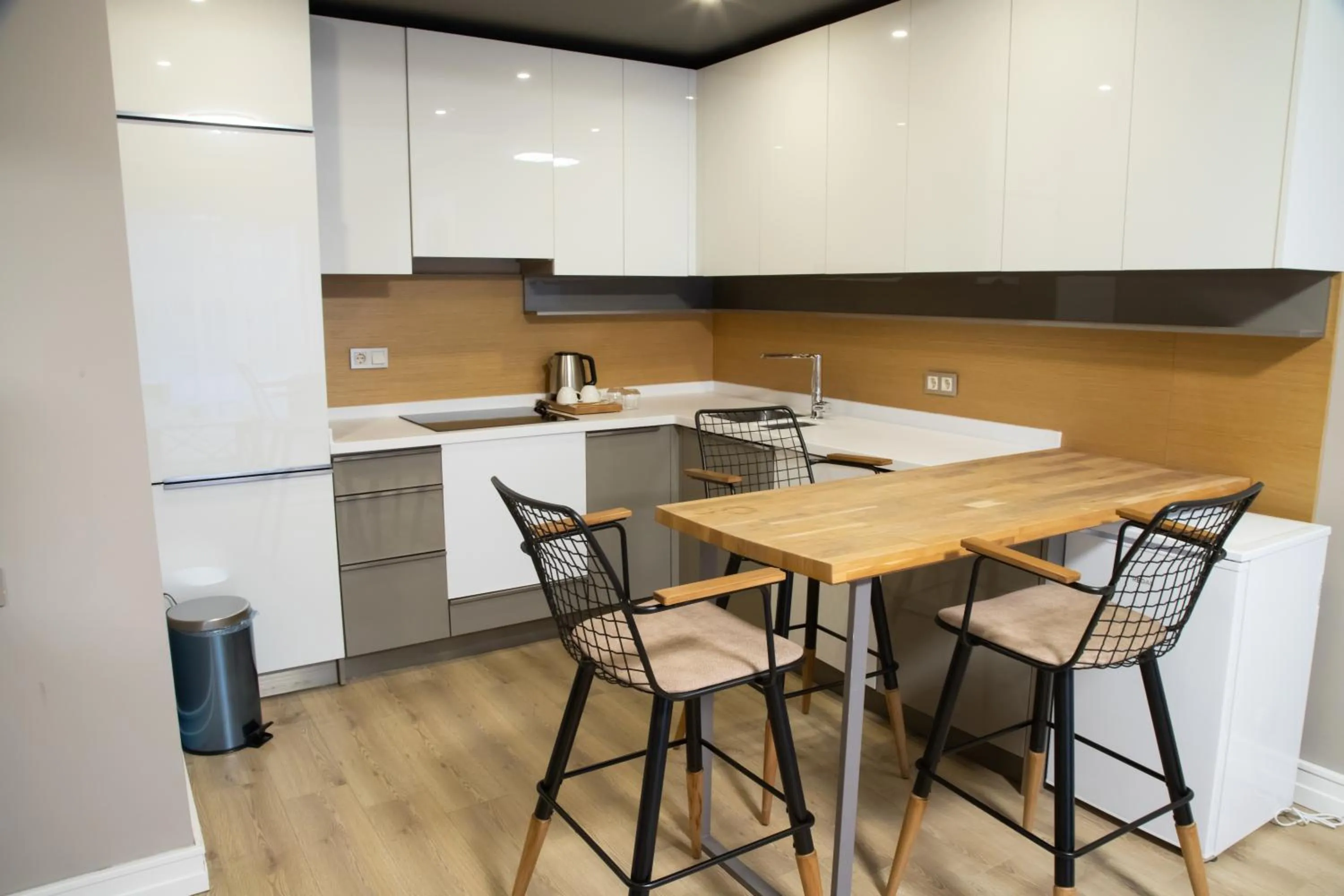 Kitchen or kitchenette in INN HOUSE LOFT SPA