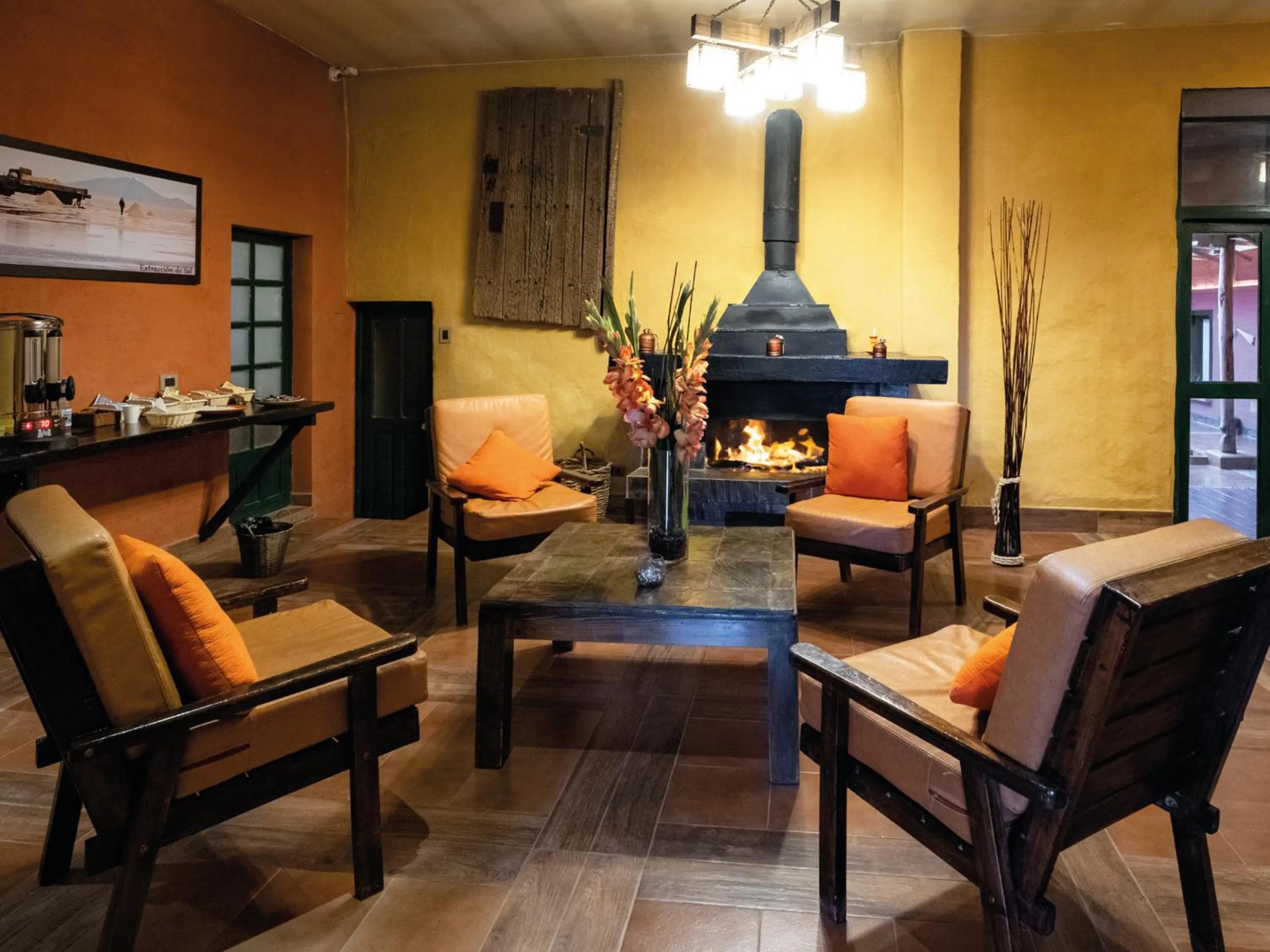 Living room in Hotel Jardines de Uyuni