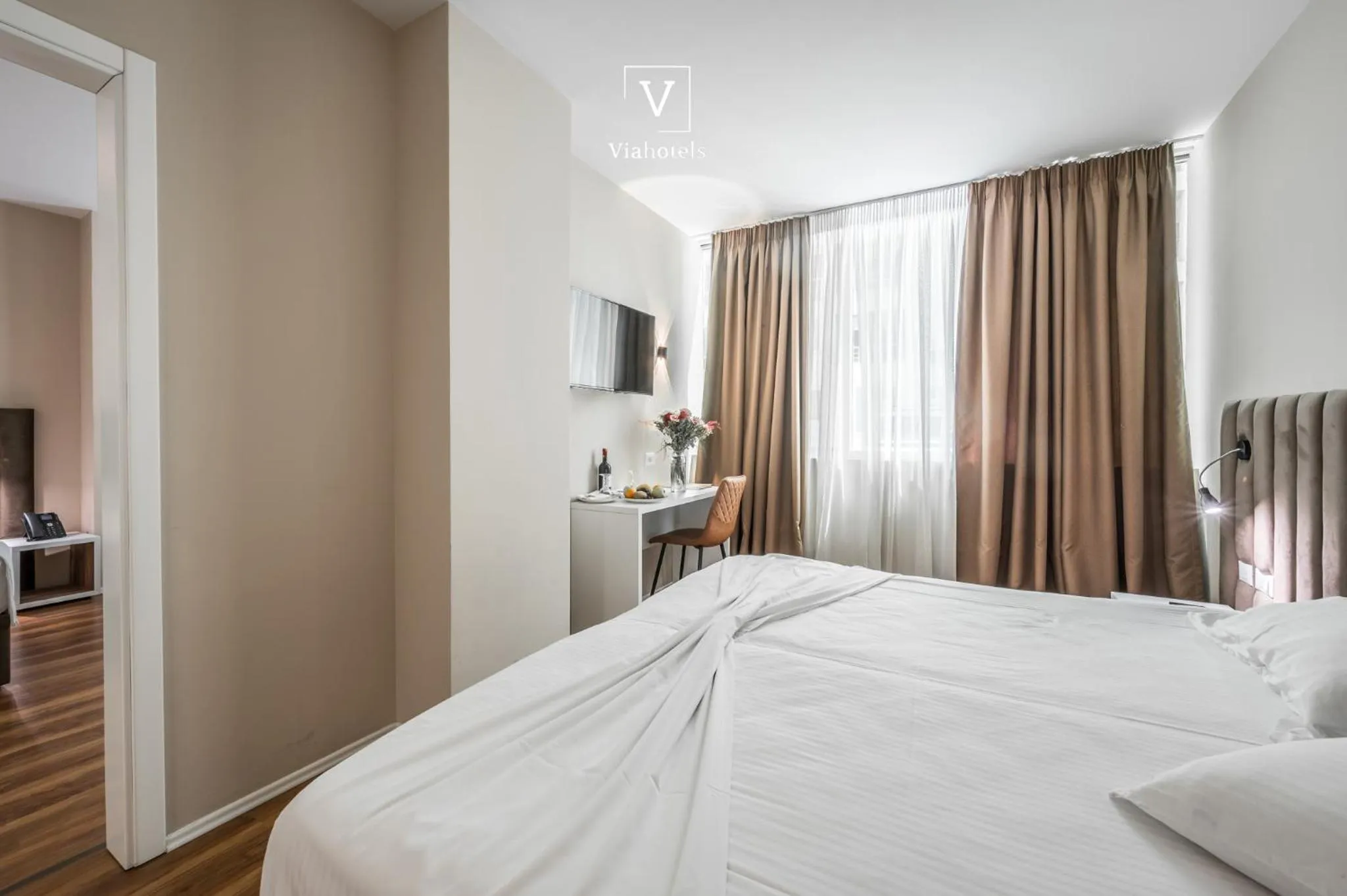 Bed in VH Eurostar Tirana Hotel Congress & Tirana Spa