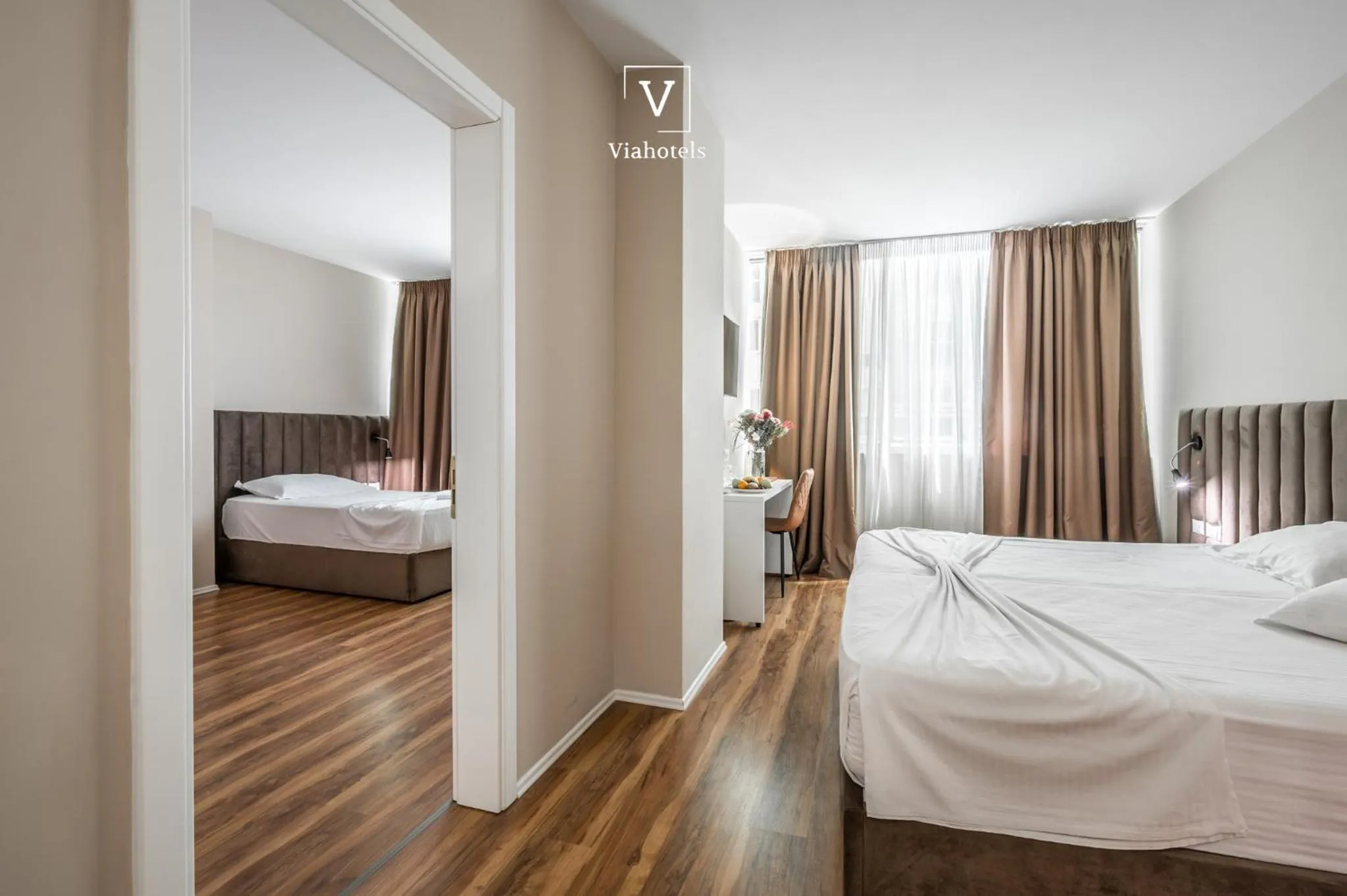 Bed in VH Eurostar Tirana Hotel Congress & Tirana Spa