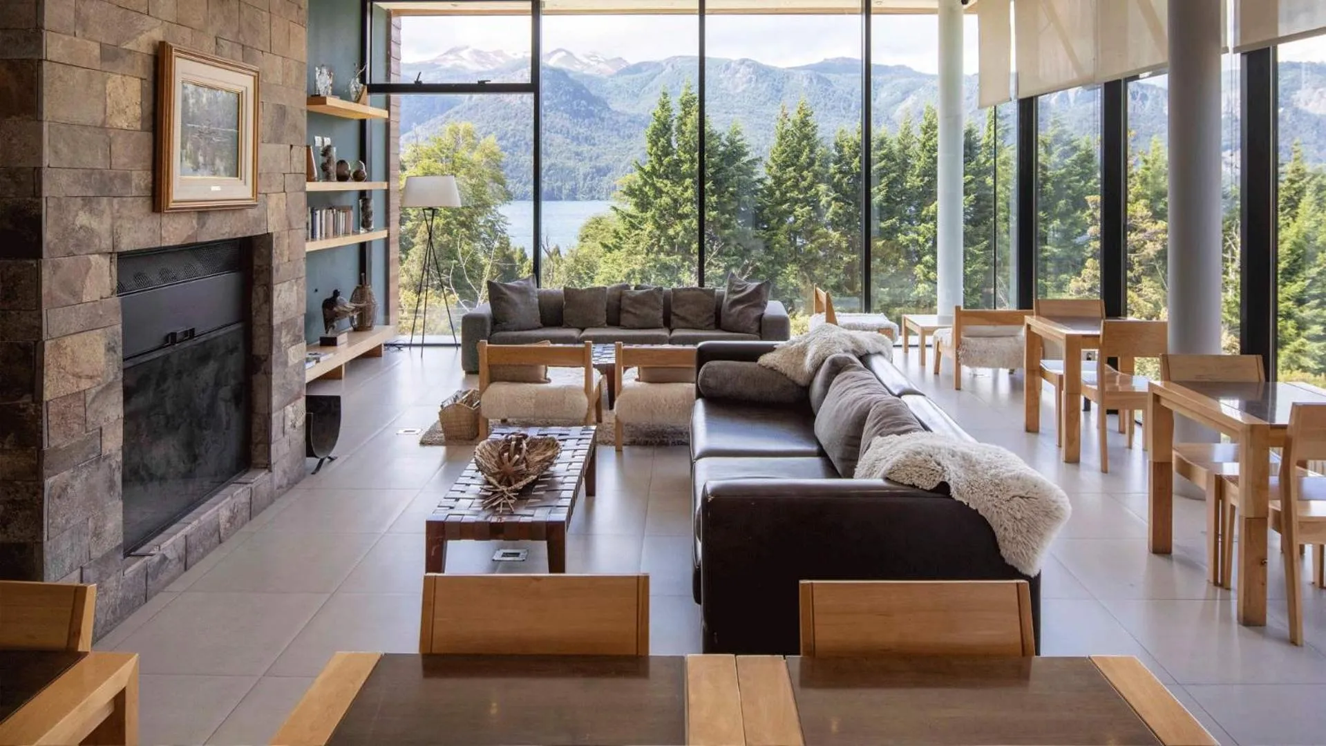 Lobby or reception in Hotel Alto Traful