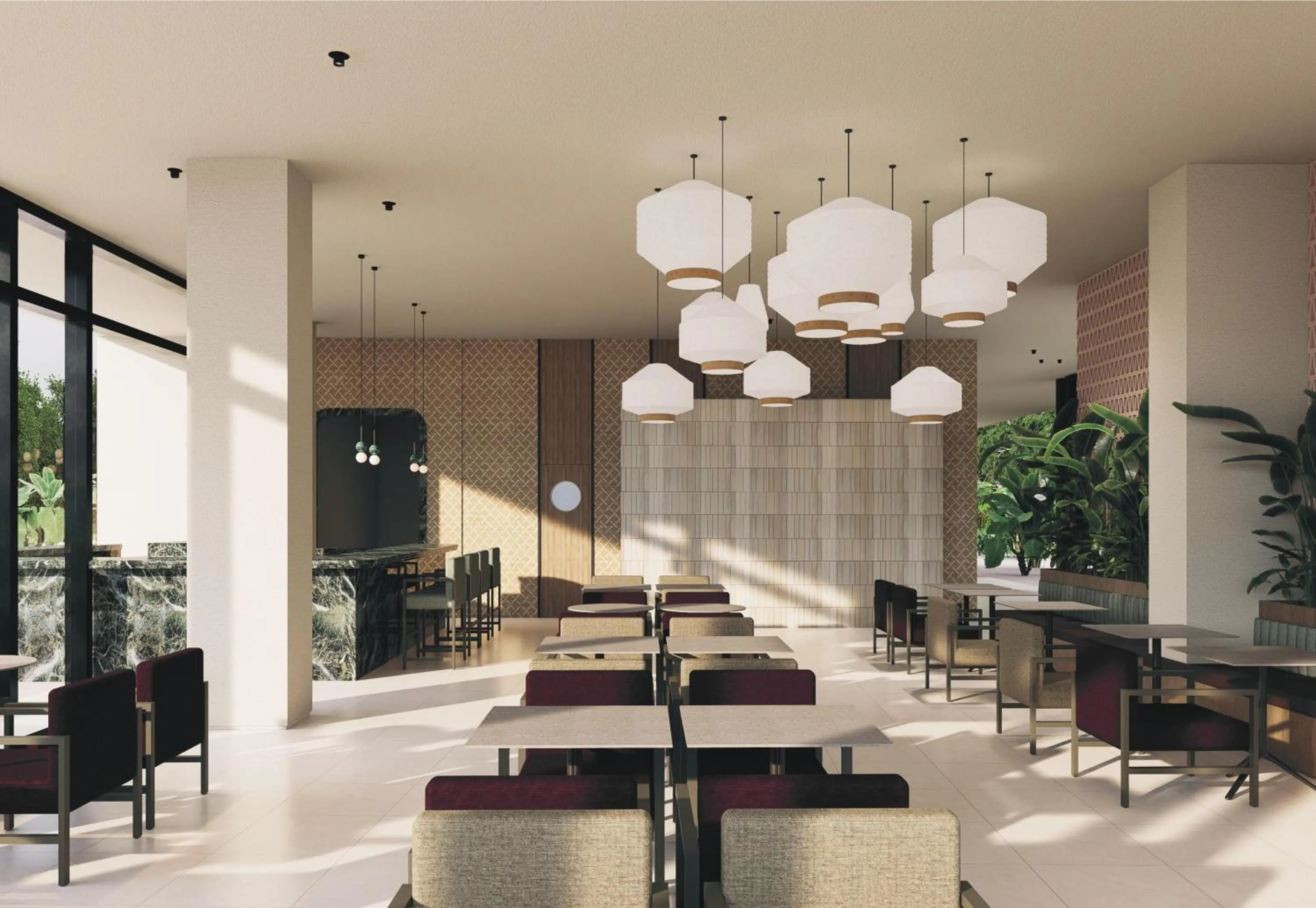 Lounge or bar in Aubamar Palma Resort