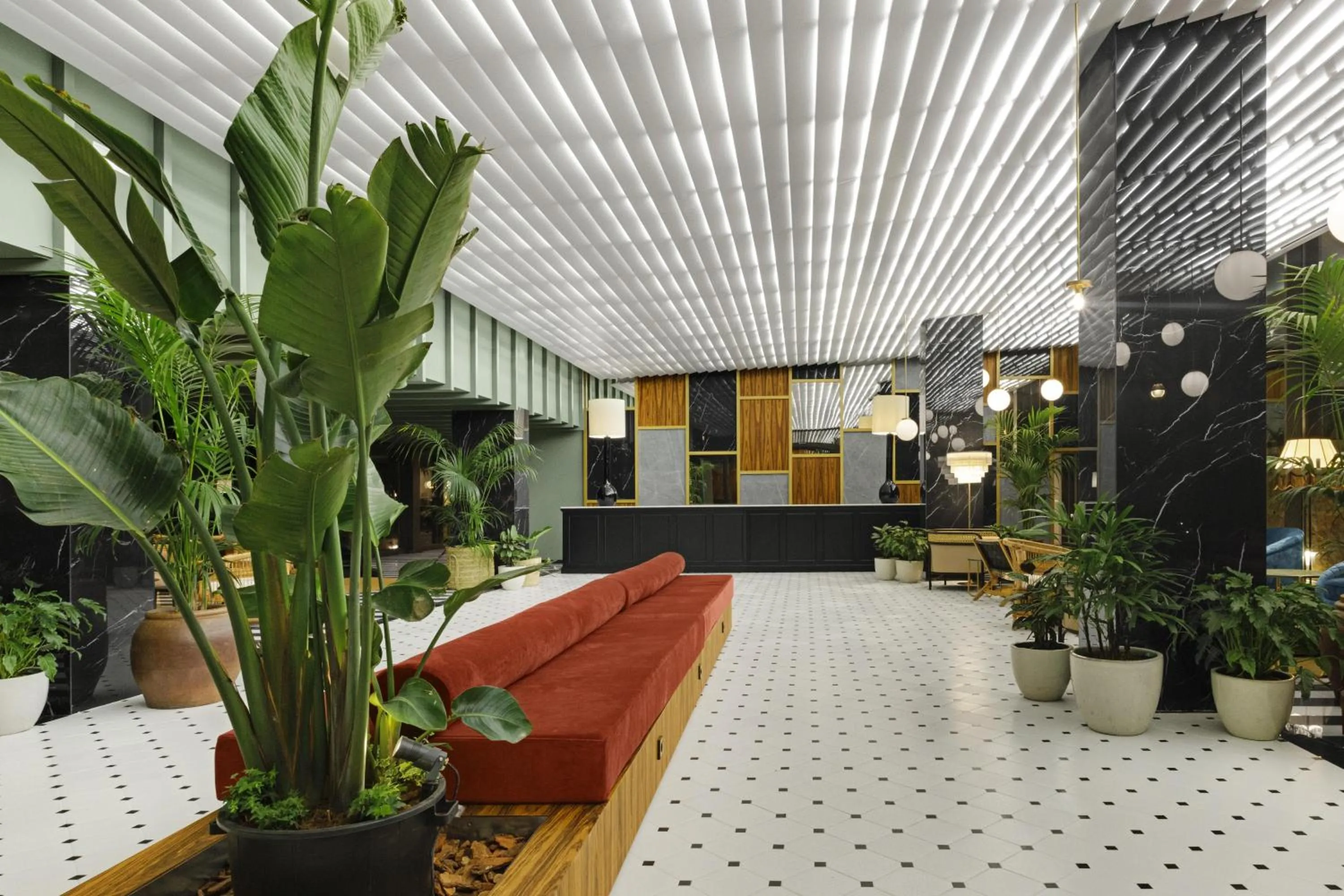 Lobby or reception in Hotel Aubamar Suites & Spa