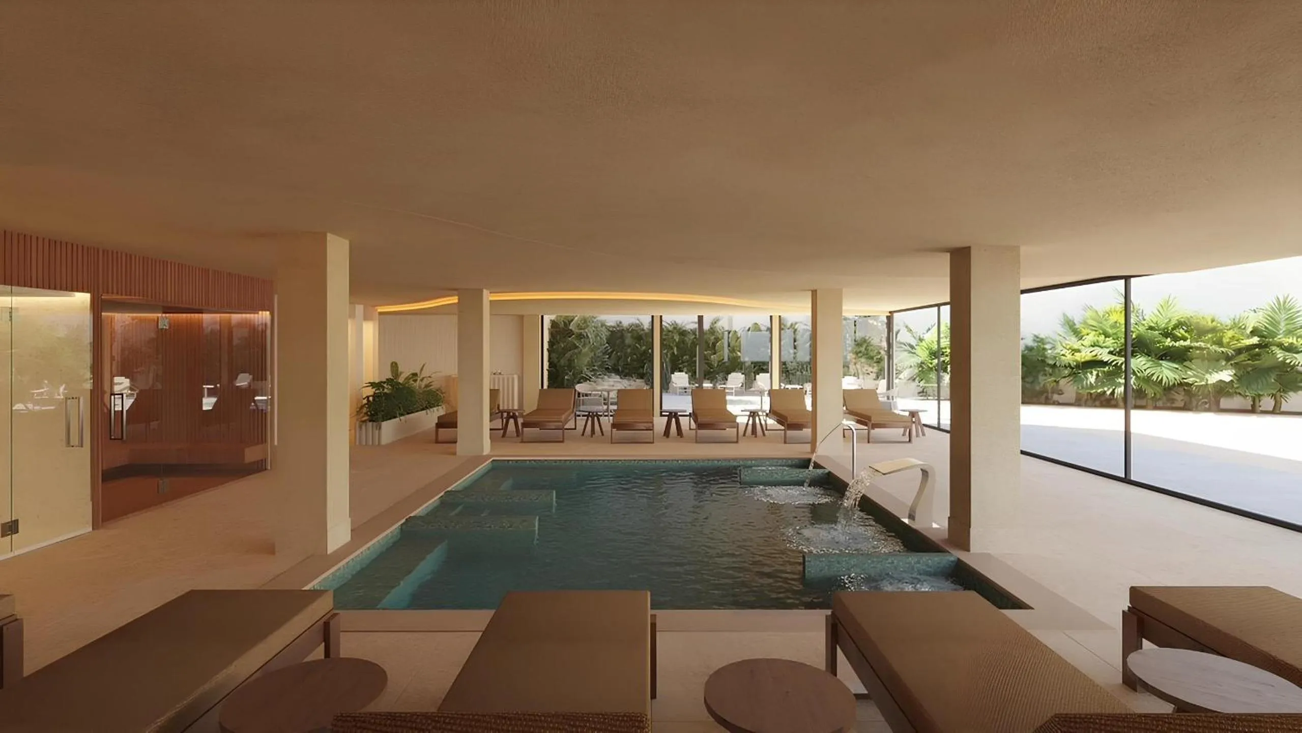 Swimming pool in Aubamar Palma Resort