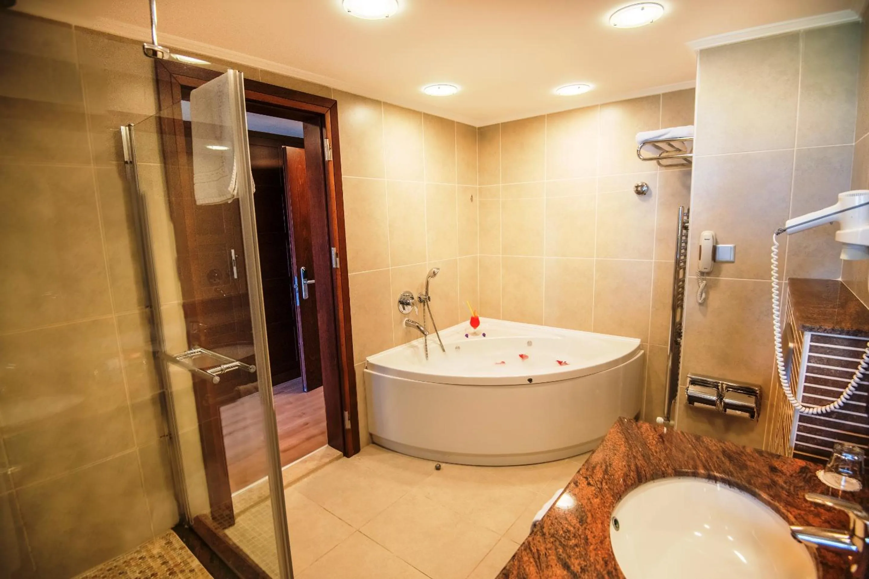 Bed in Korineum Golf & Beach Resort