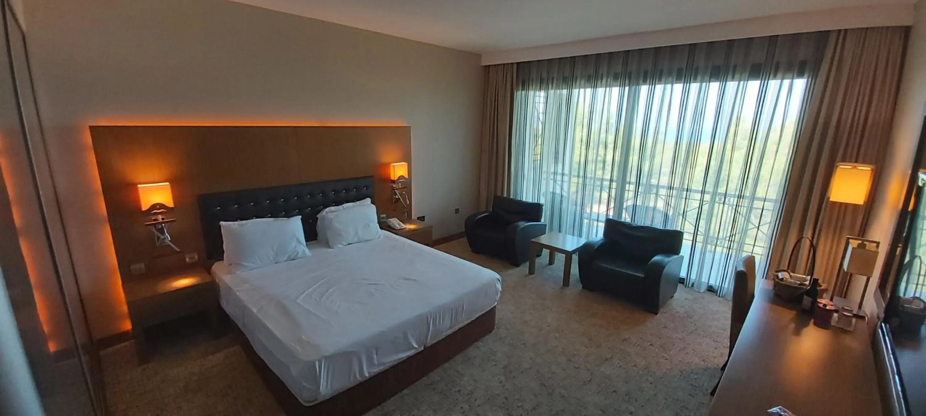 Bed in Korineum Golf & Beach Resort