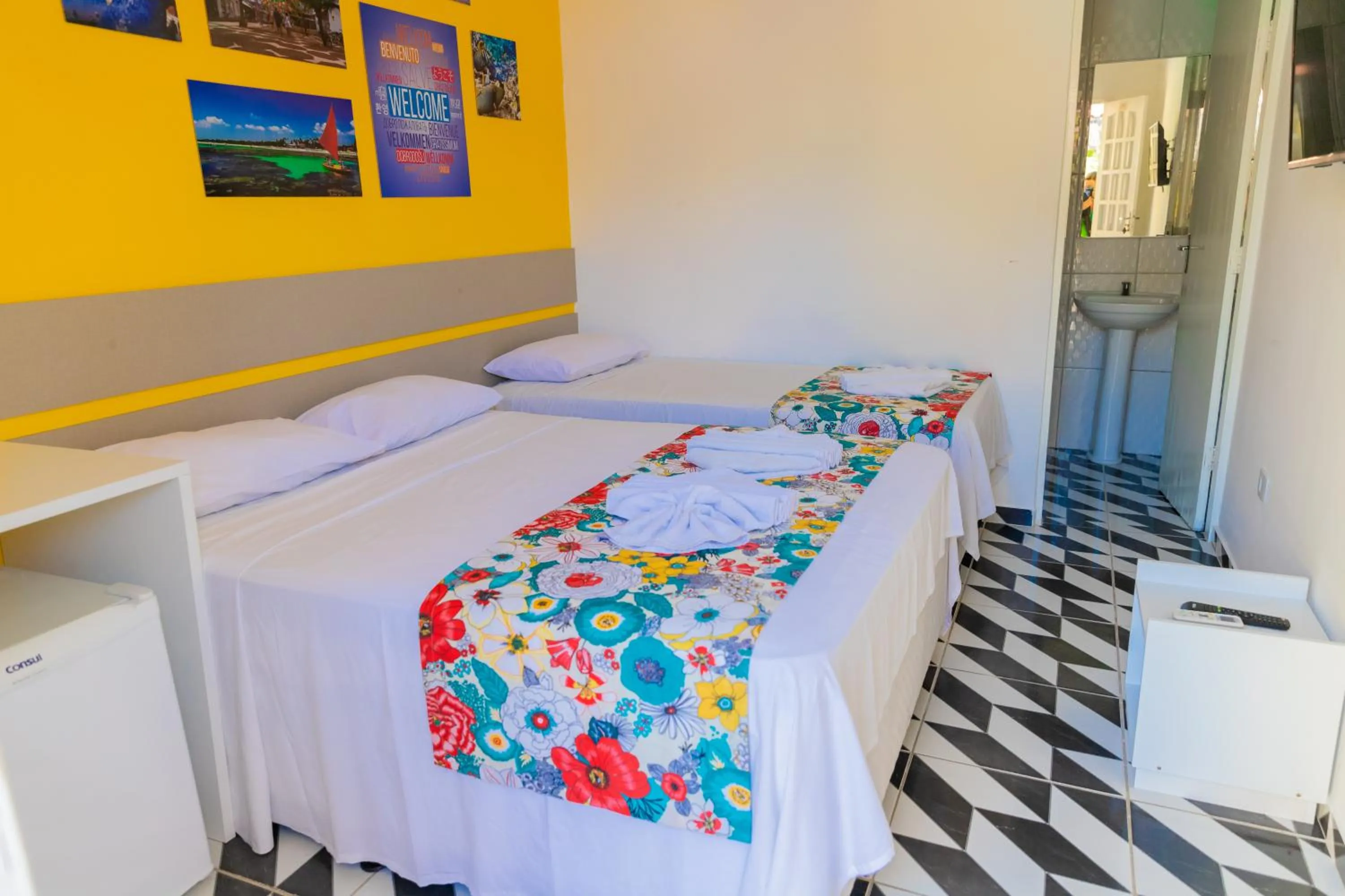 Bedroom, Bed in Pousada Summer Beach by AFT