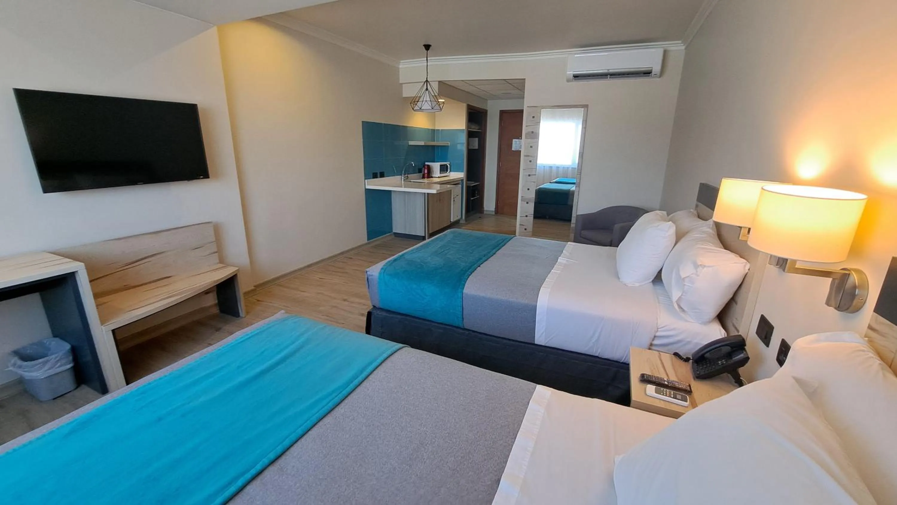 Bedroom, Bed in Hotel Diego de Almagro Temuco Express