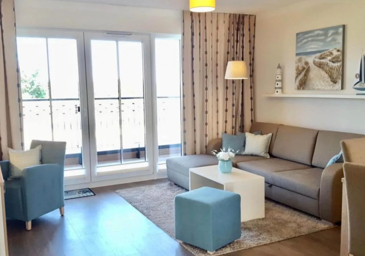 Living room in Aparthotel Waterkant Suites - Fewos am Meer mit SPA