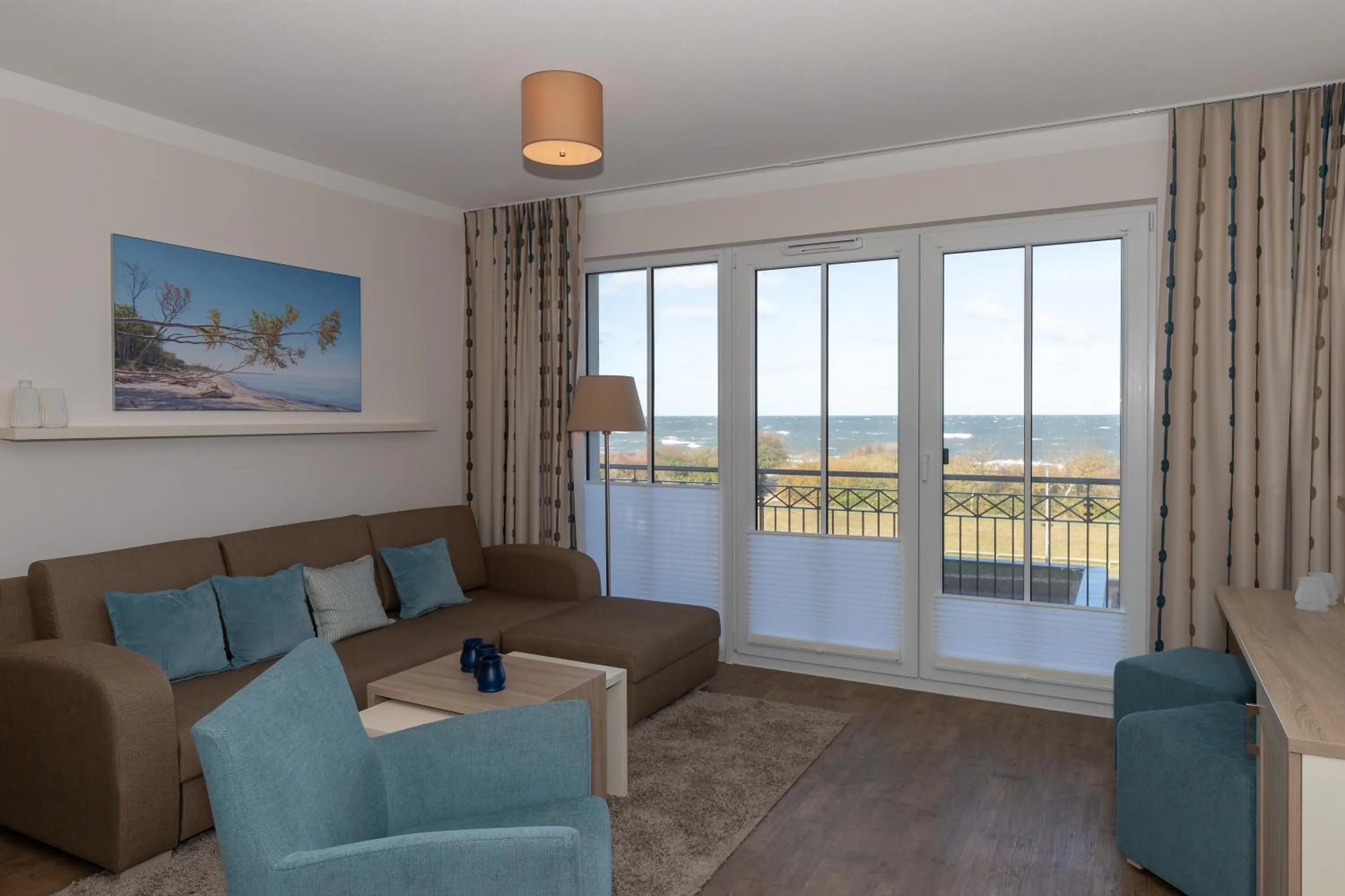 Living room in Aparthotel Waterkant Suites - Fewos am Meer mit SPA