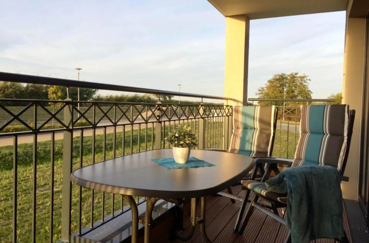 Balcony/Terrace in Aparthotel Waterkant Suites - Fewos am Meer mit SPA