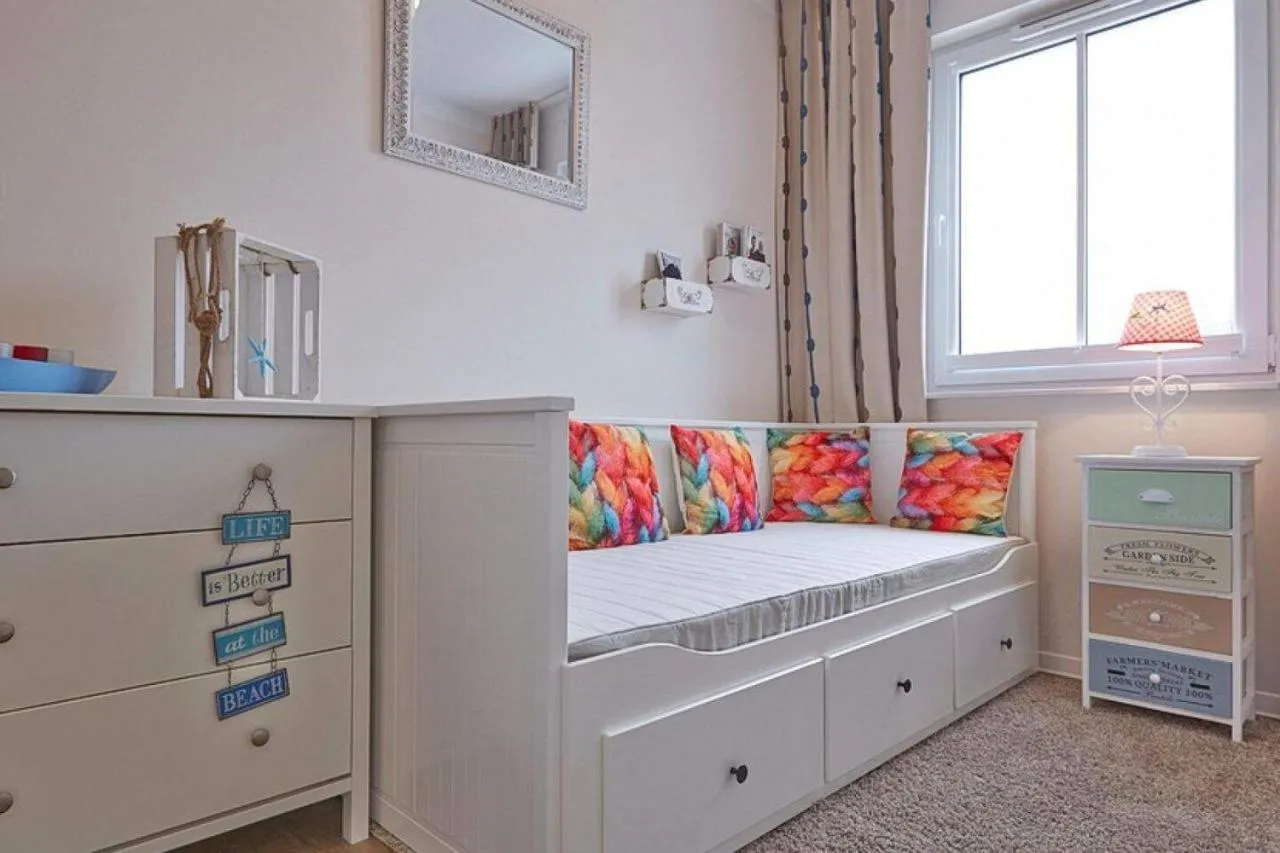 Bedroom in Aparthotel Waterkant Suites - Fewos am Meer mit SPA