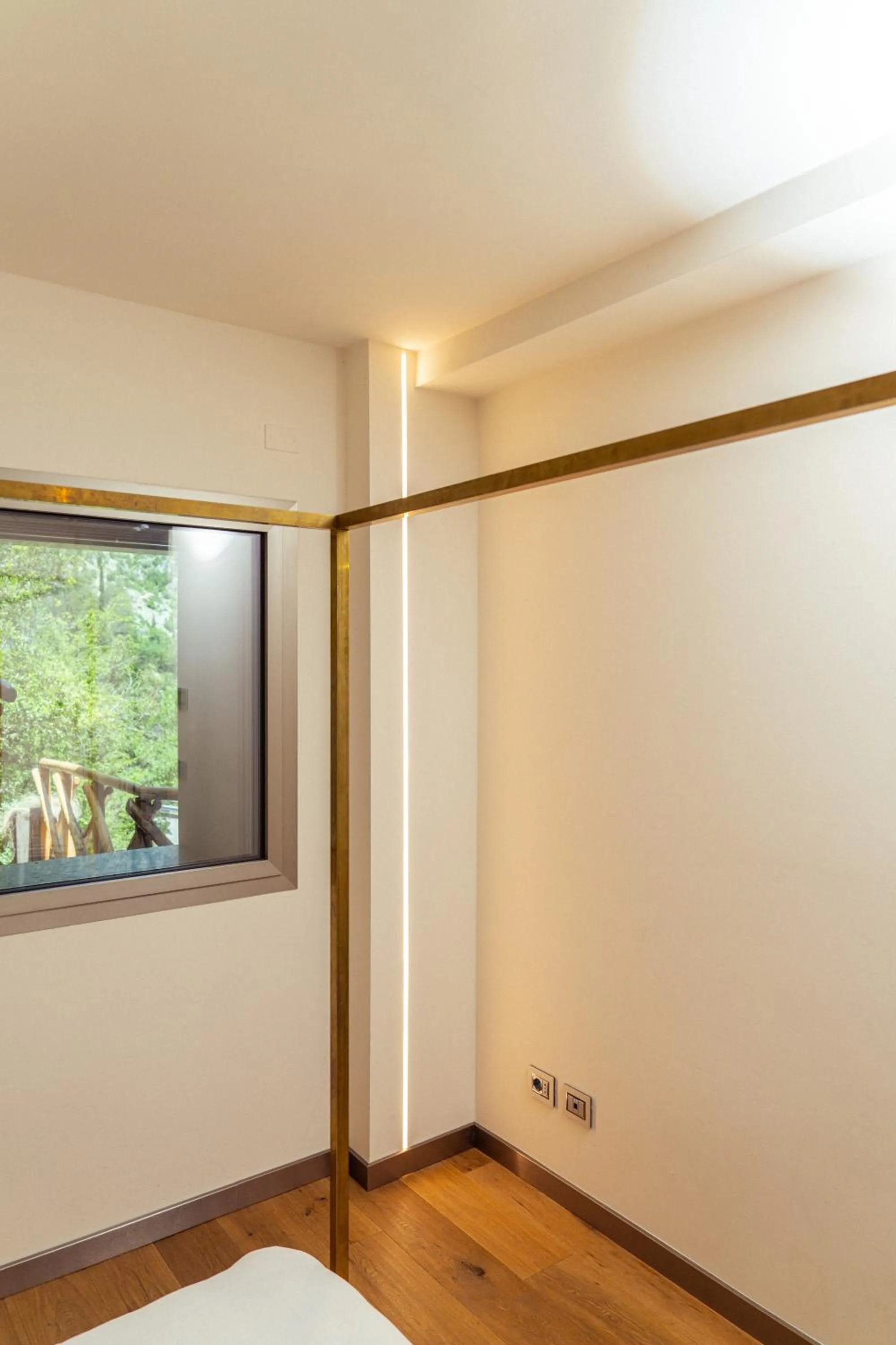 Bed in La Forestale Luxury Ecolodge B&B Primo Piano