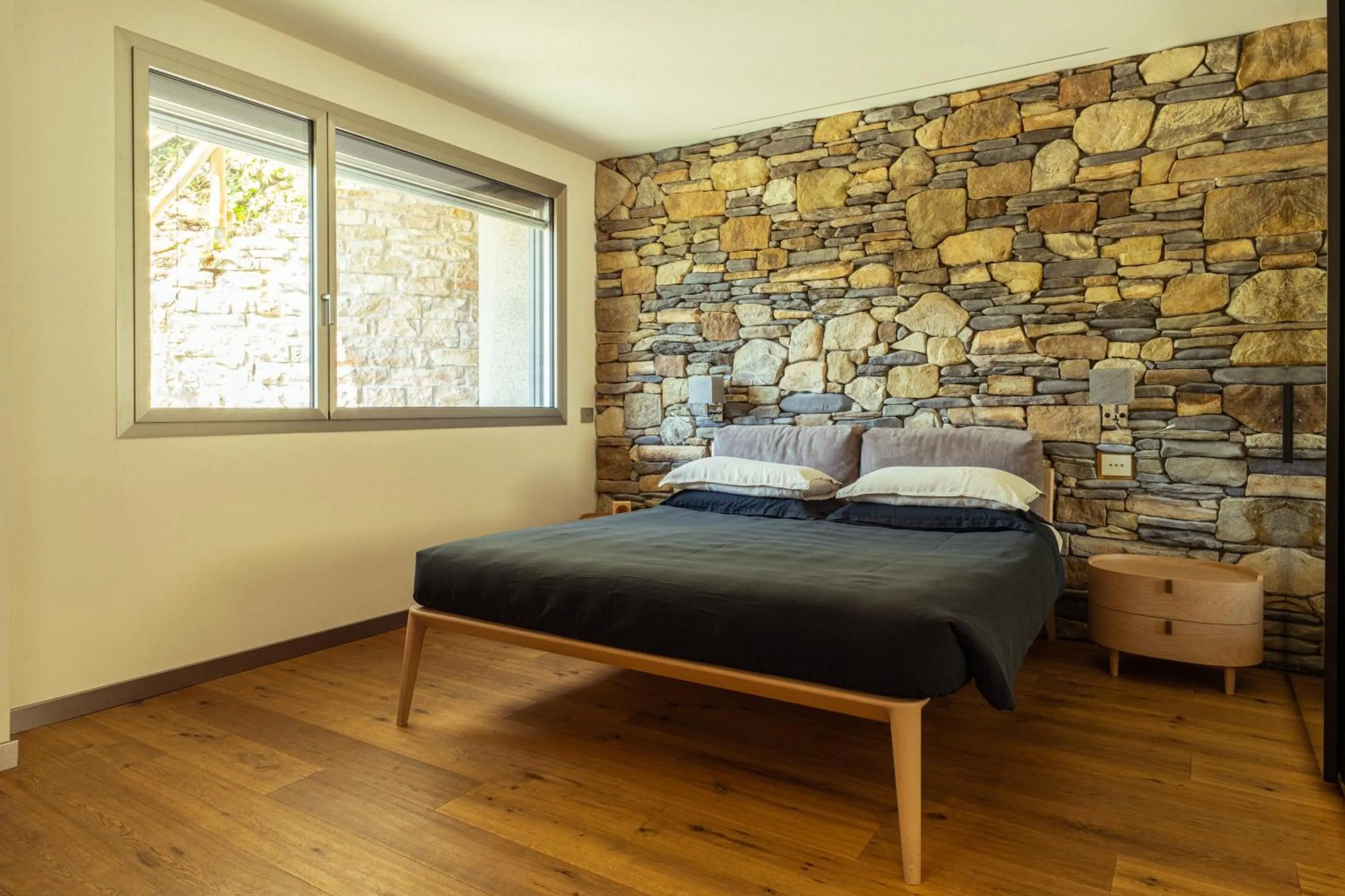 Bed in La Forestale Luxury Ecolodge B&B Primo Piano